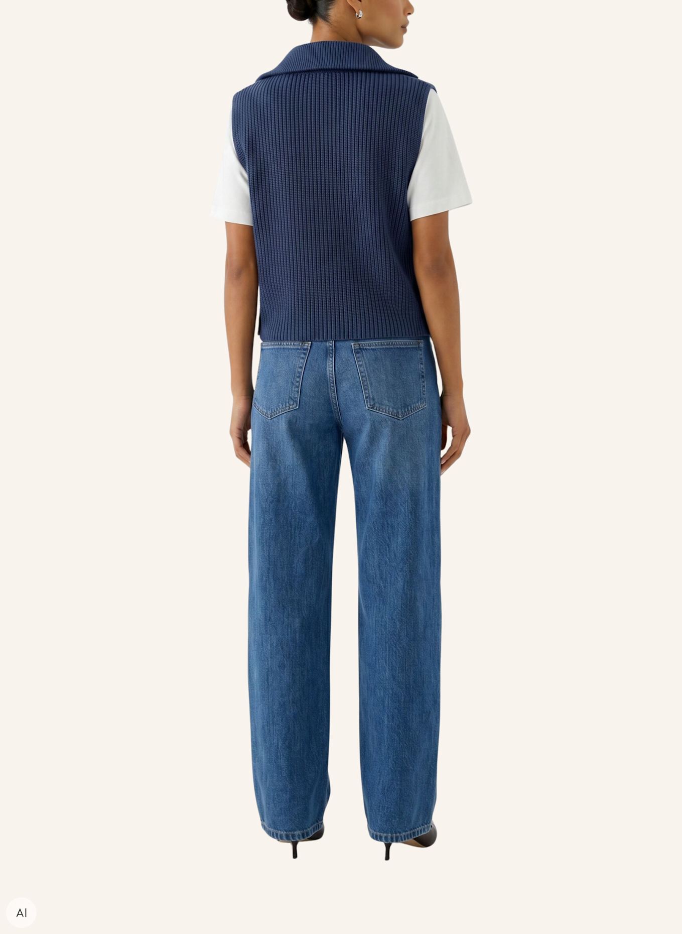 oui Pullover: BLAU