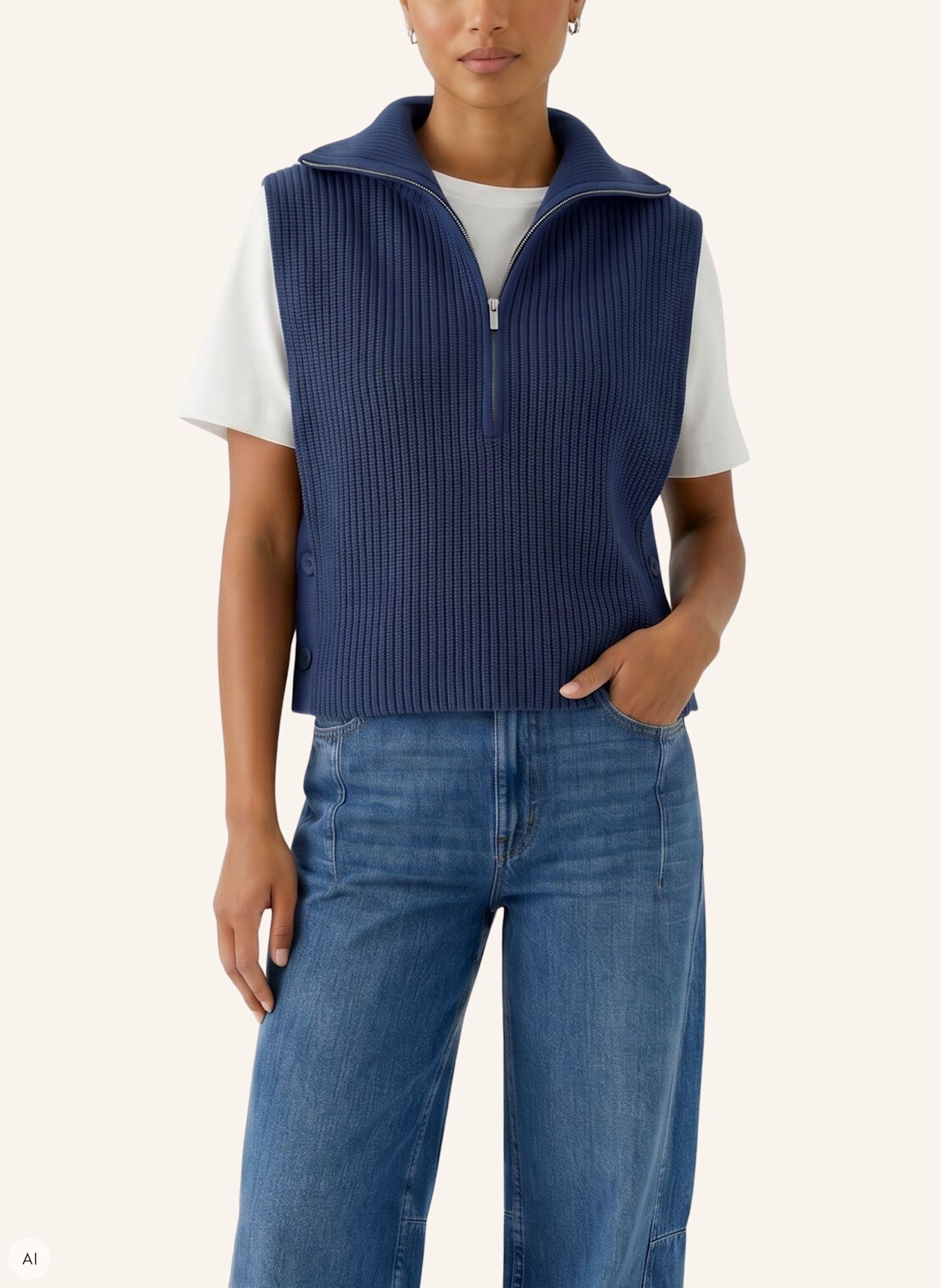 oui Pullover: BLAU