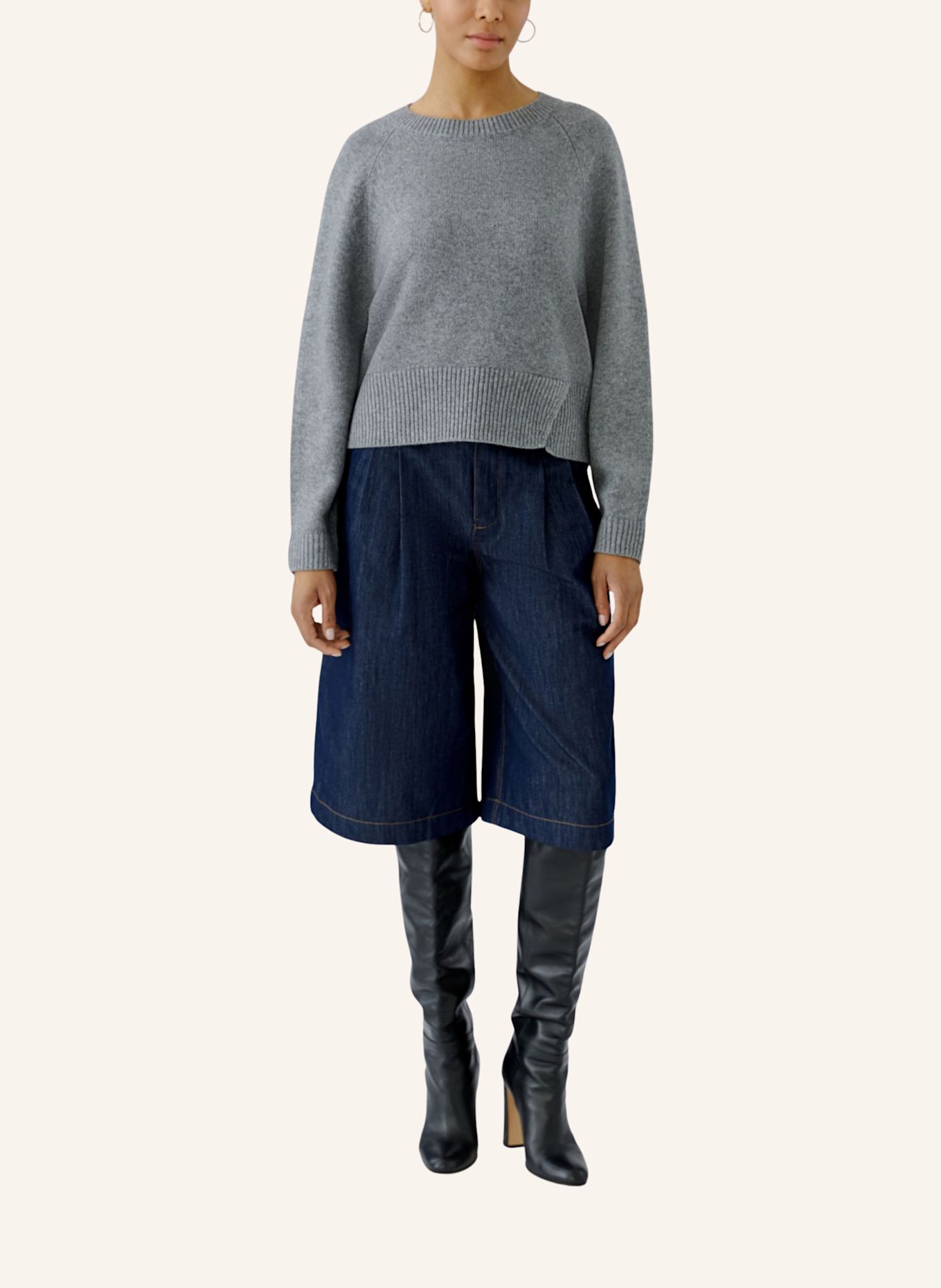oui Pullover: GRAU