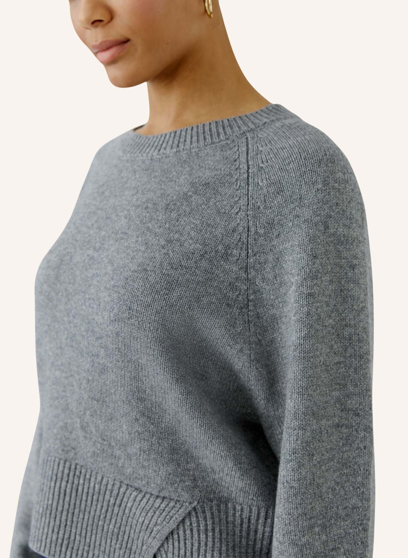 oui Pullover: GRAU