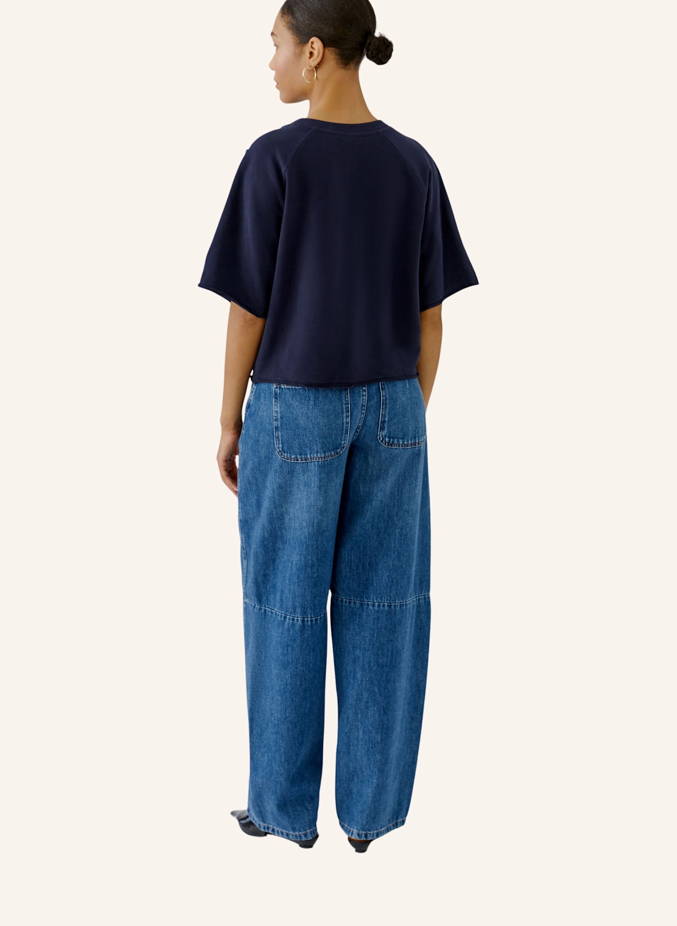 oui Sweatshirt: BLAU
