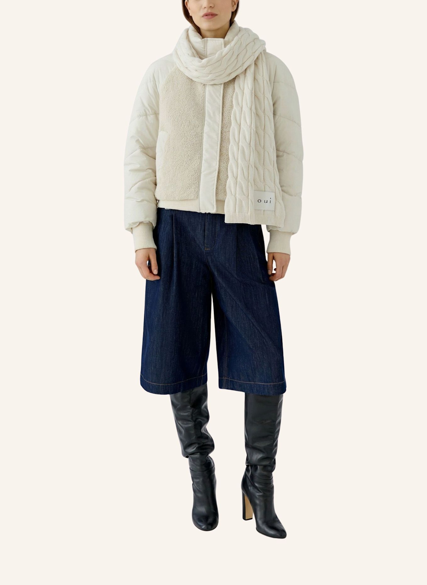 oui Oui-sjaal: BEIGE