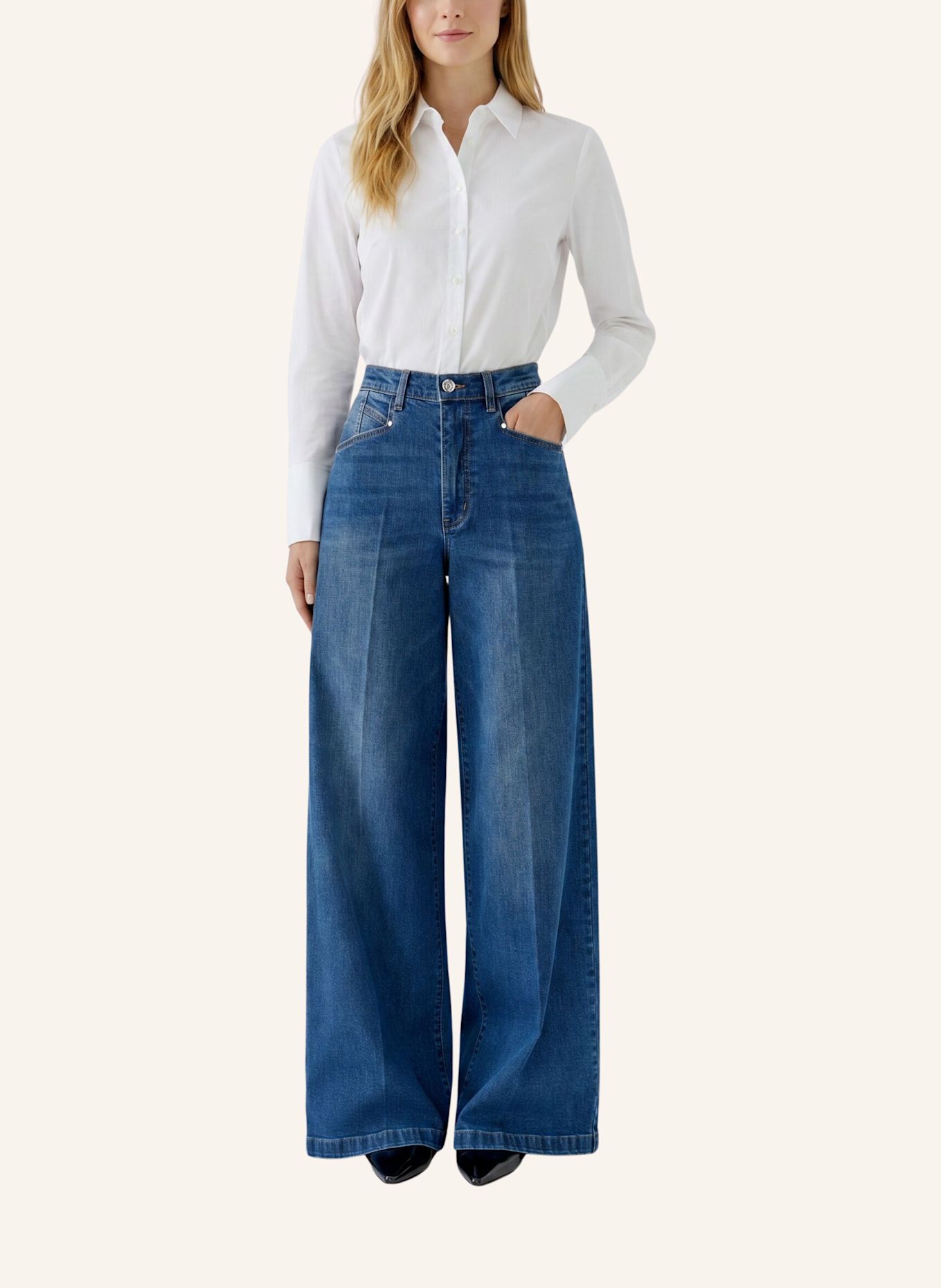 Oui Jeans: BLAUW