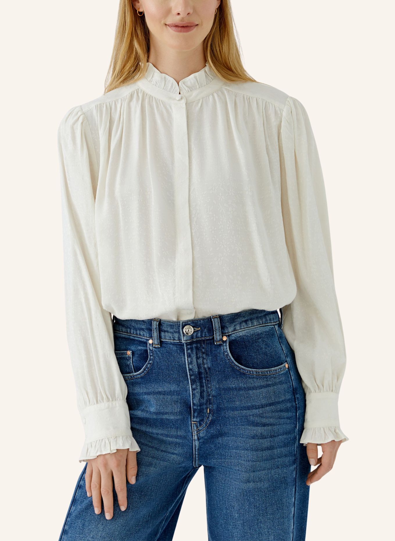 oui Bluse: WEISS