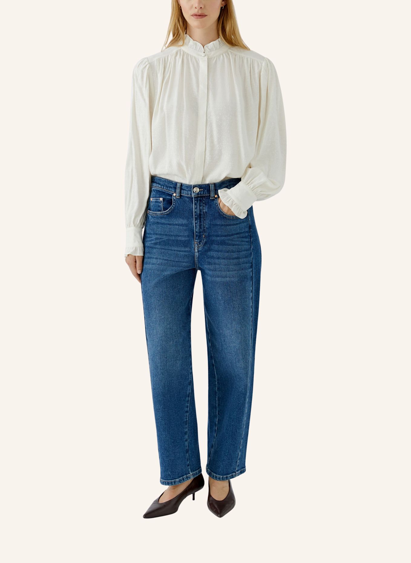 oui Bluse: WEISS