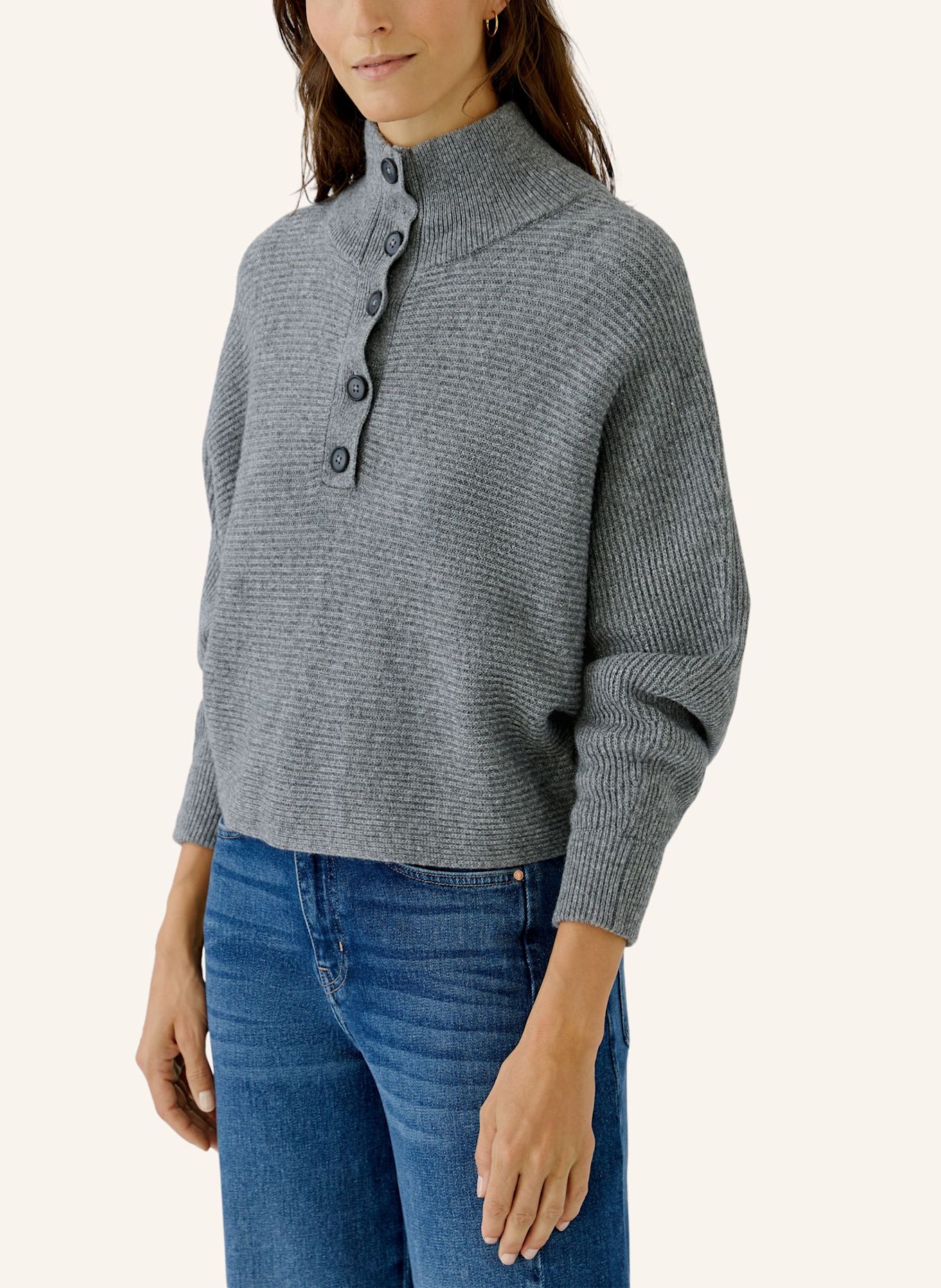 oui Pullover: GRAU