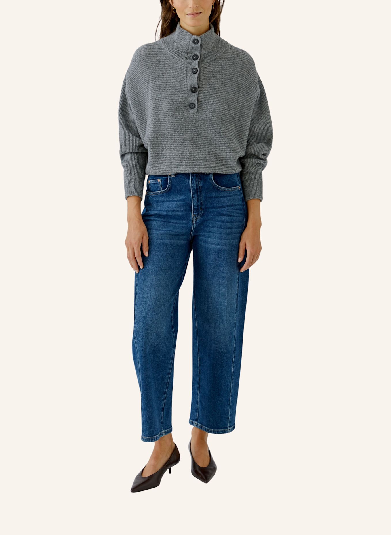 oui Pullover: GRAU