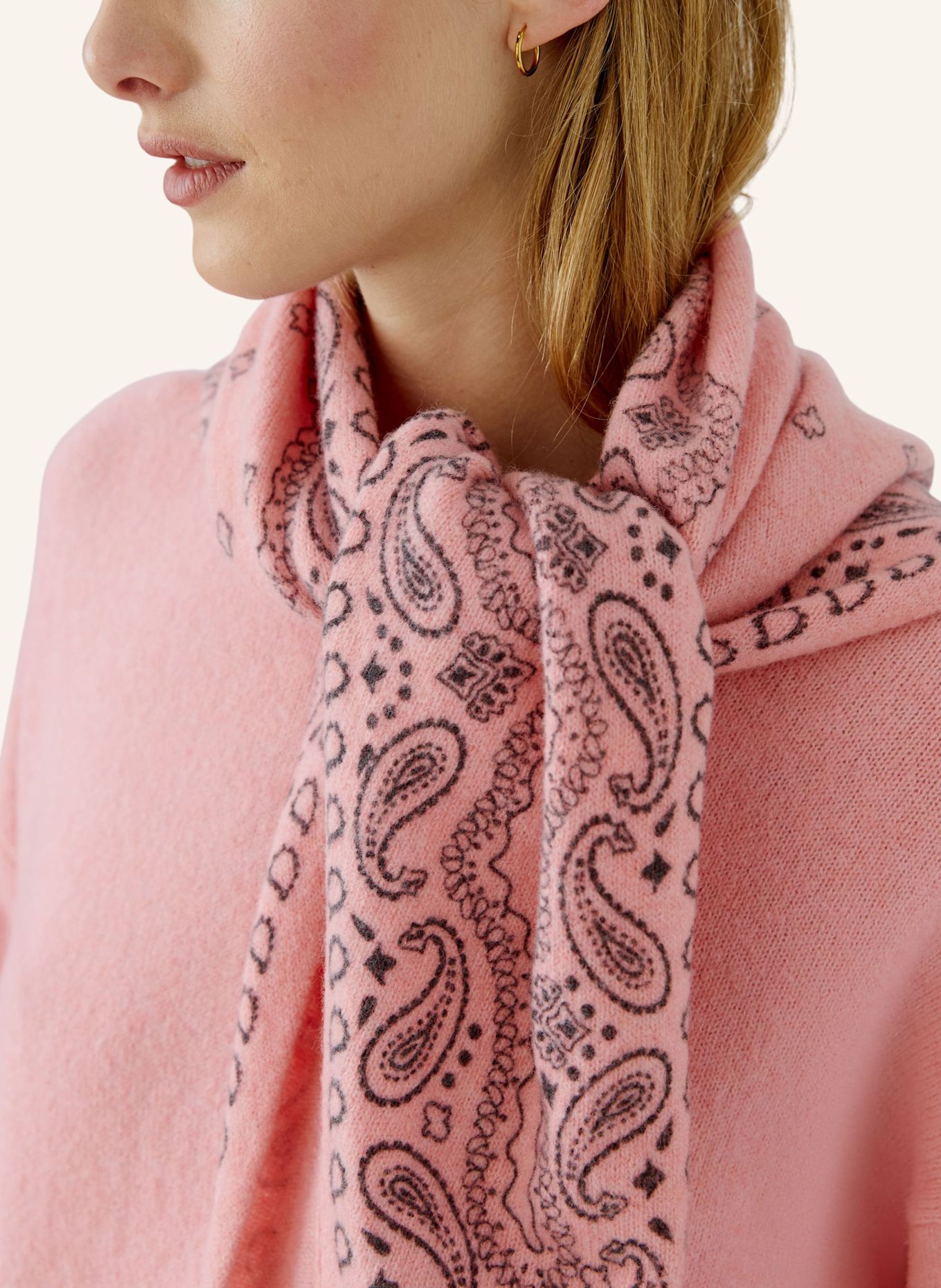 Oui Oui driehoekige sjaal: ROZE