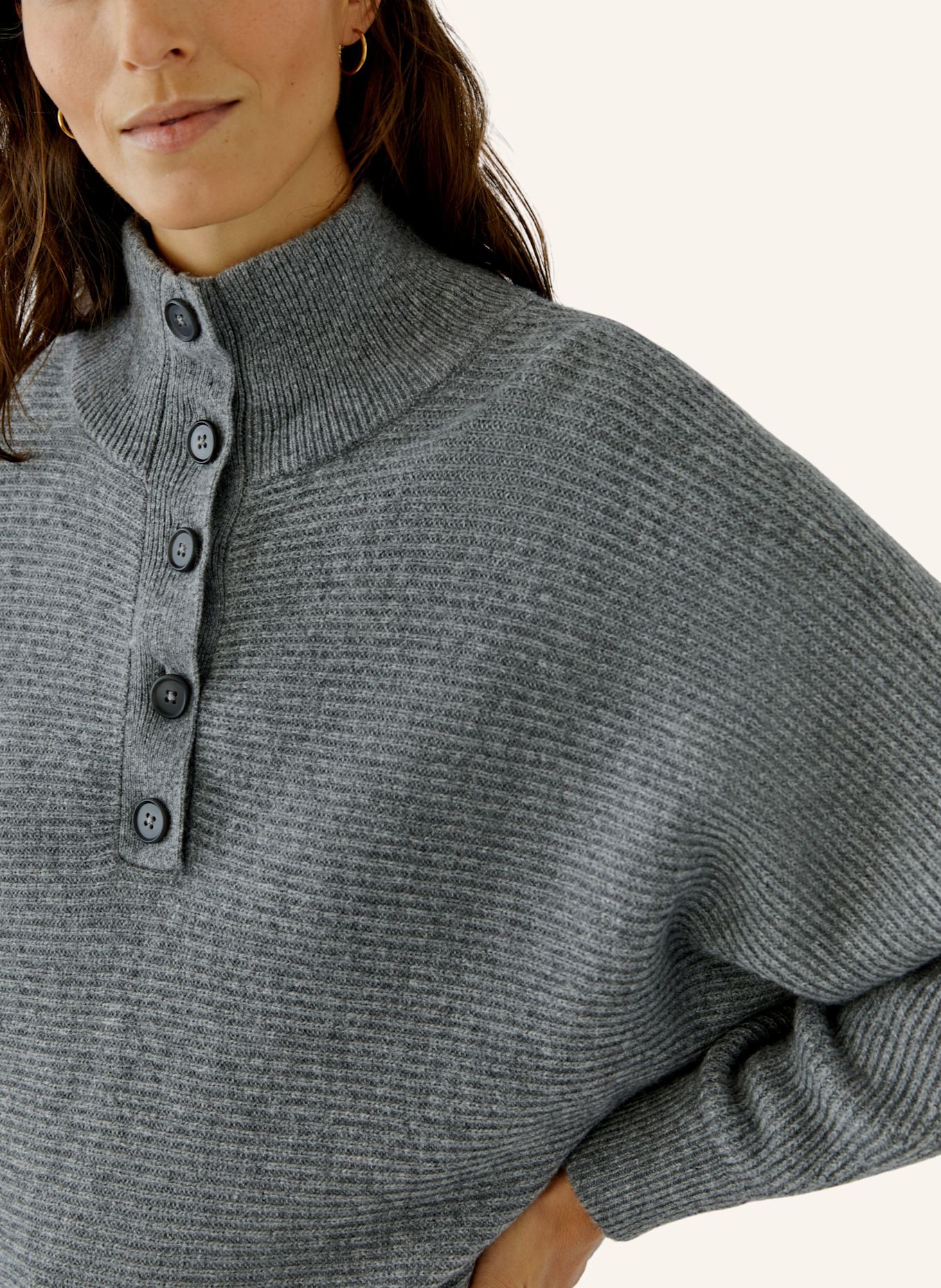 oui Pullover: GRAU