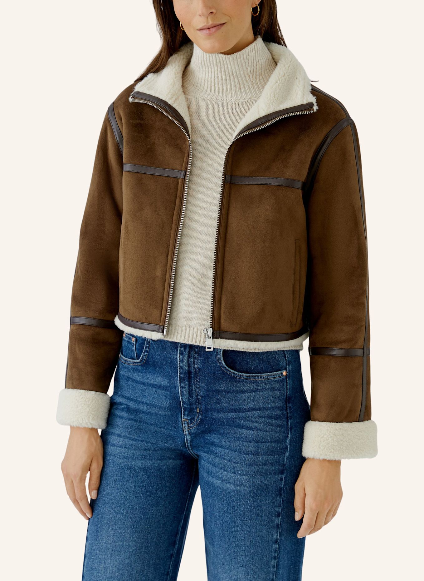 oui Jacke: BRAUN