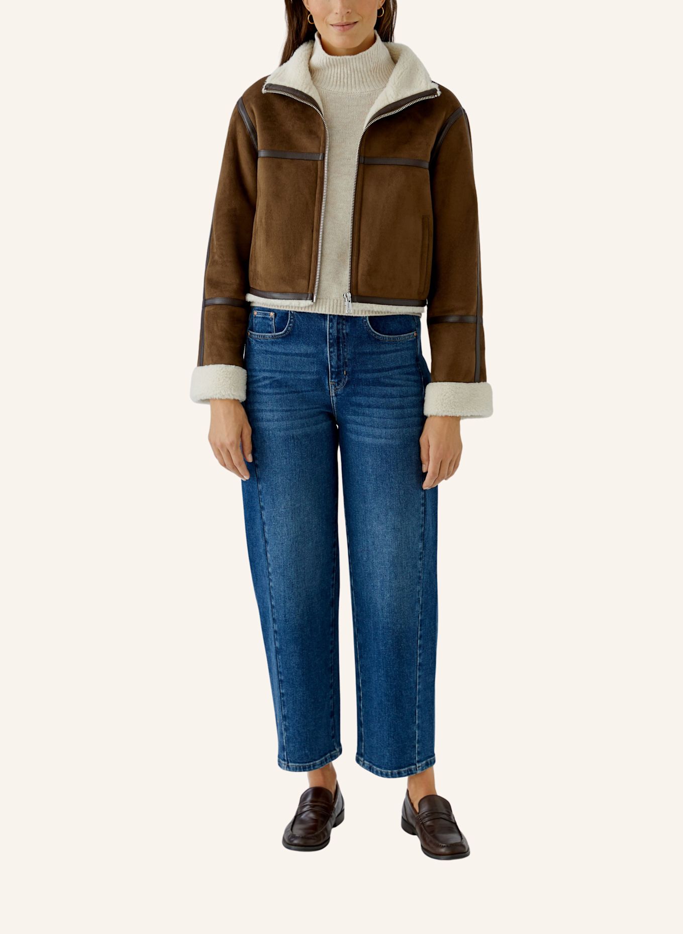 oui Jacke: BRAUN