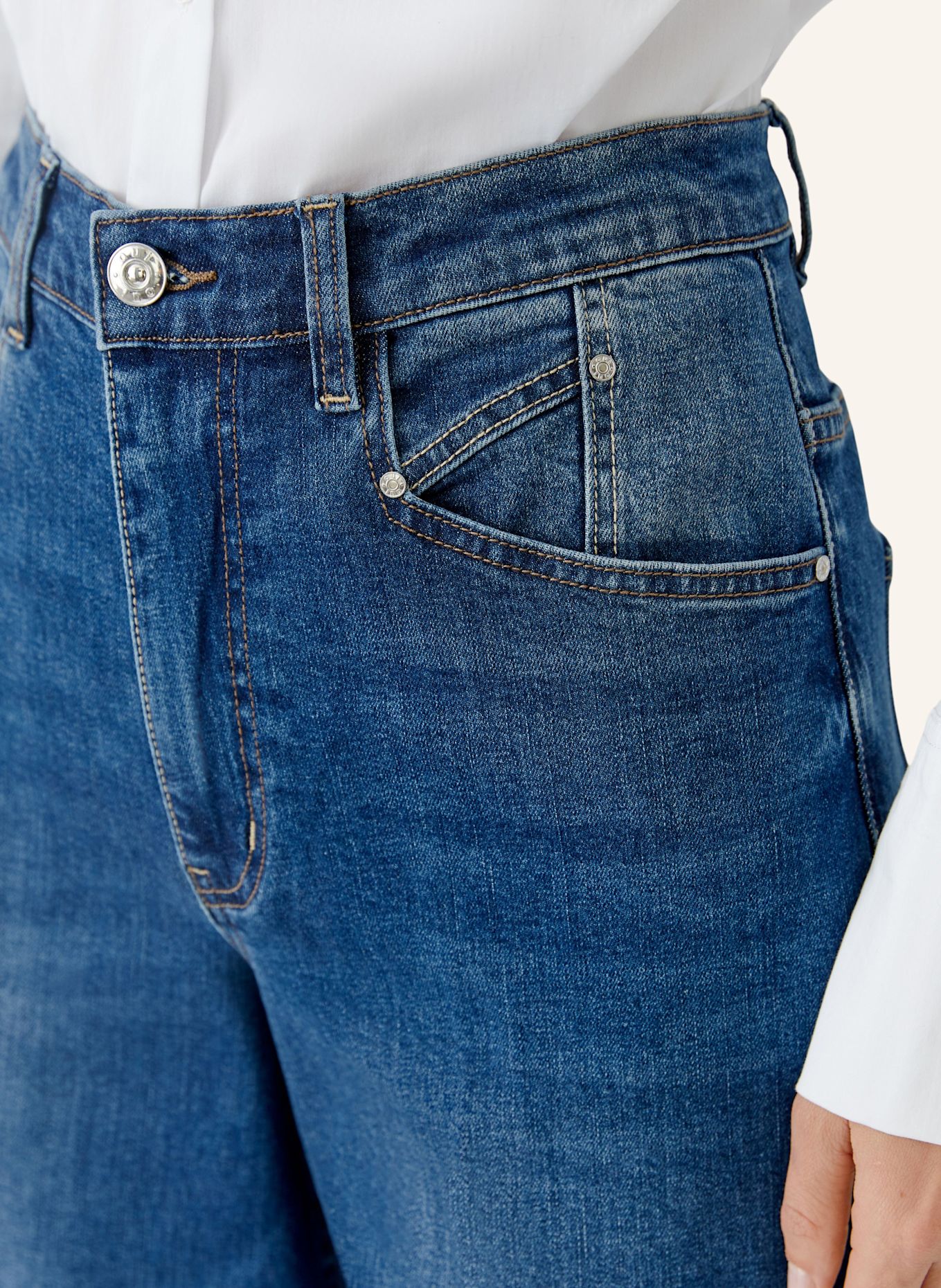 Oui Jeans: BLAUW