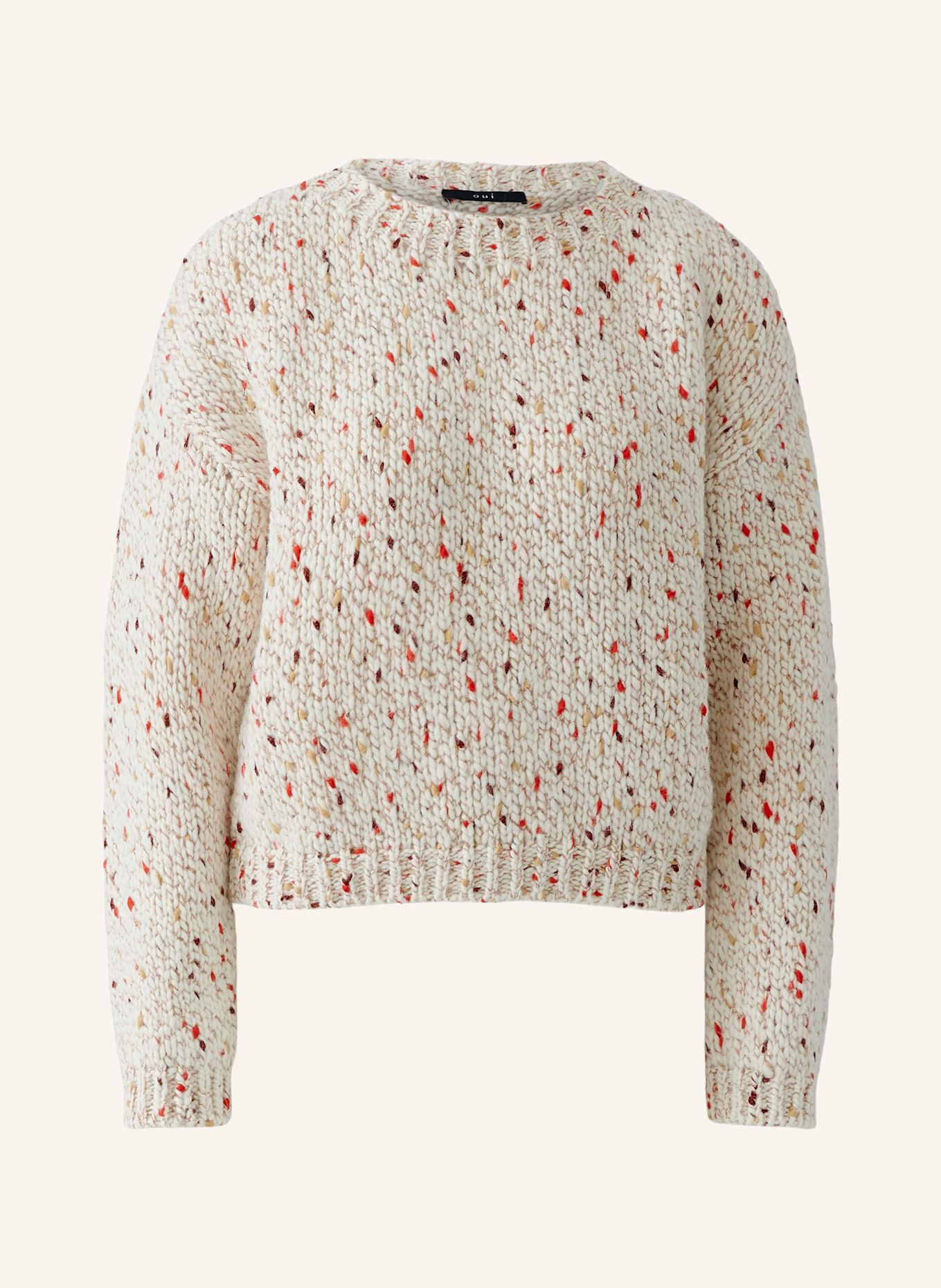 oui Pullover: BEIGE