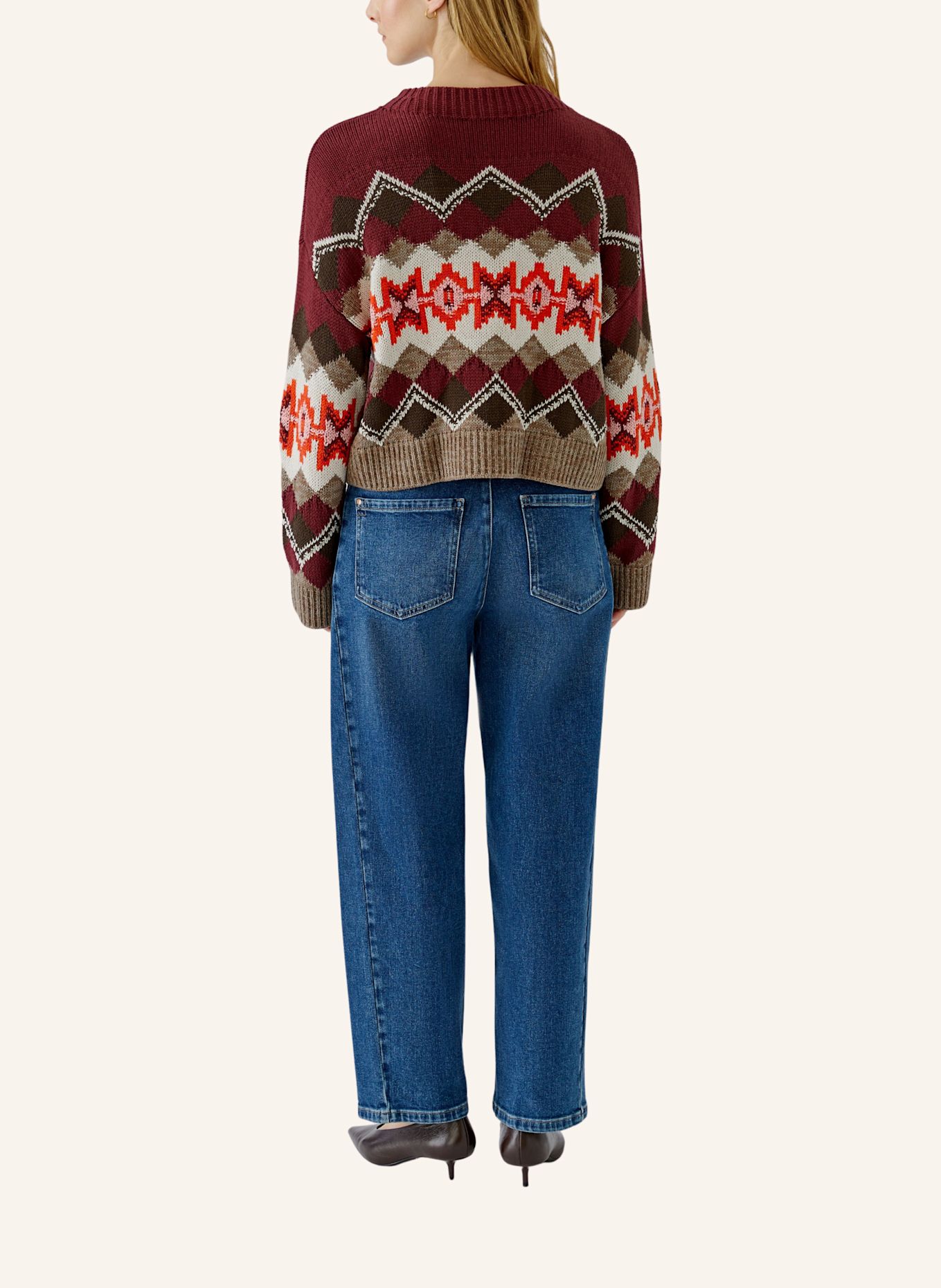 oui Pullover: ROT