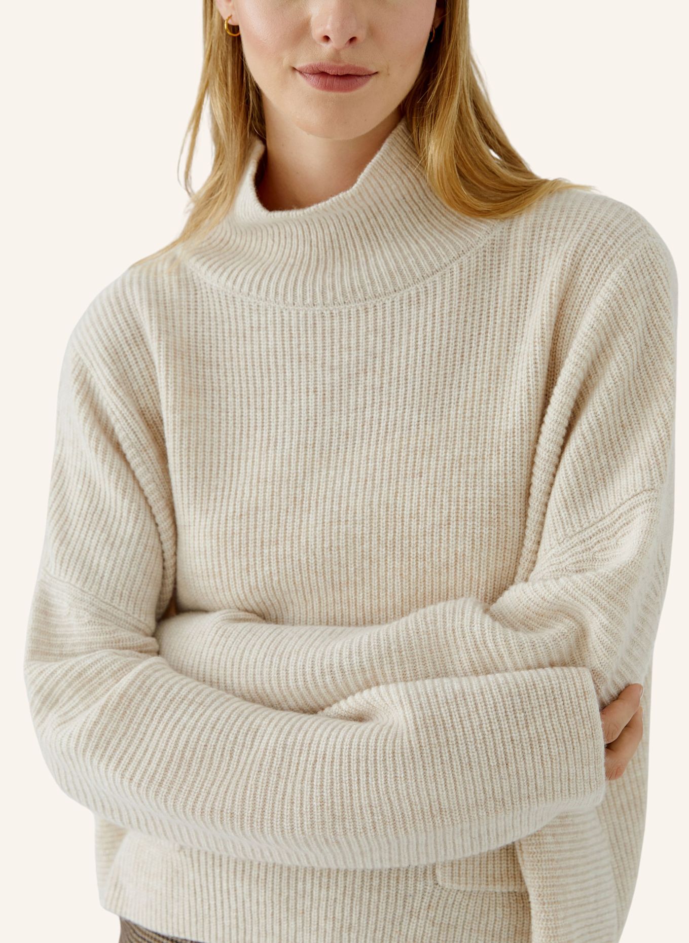 oui Pullover: BEIGE