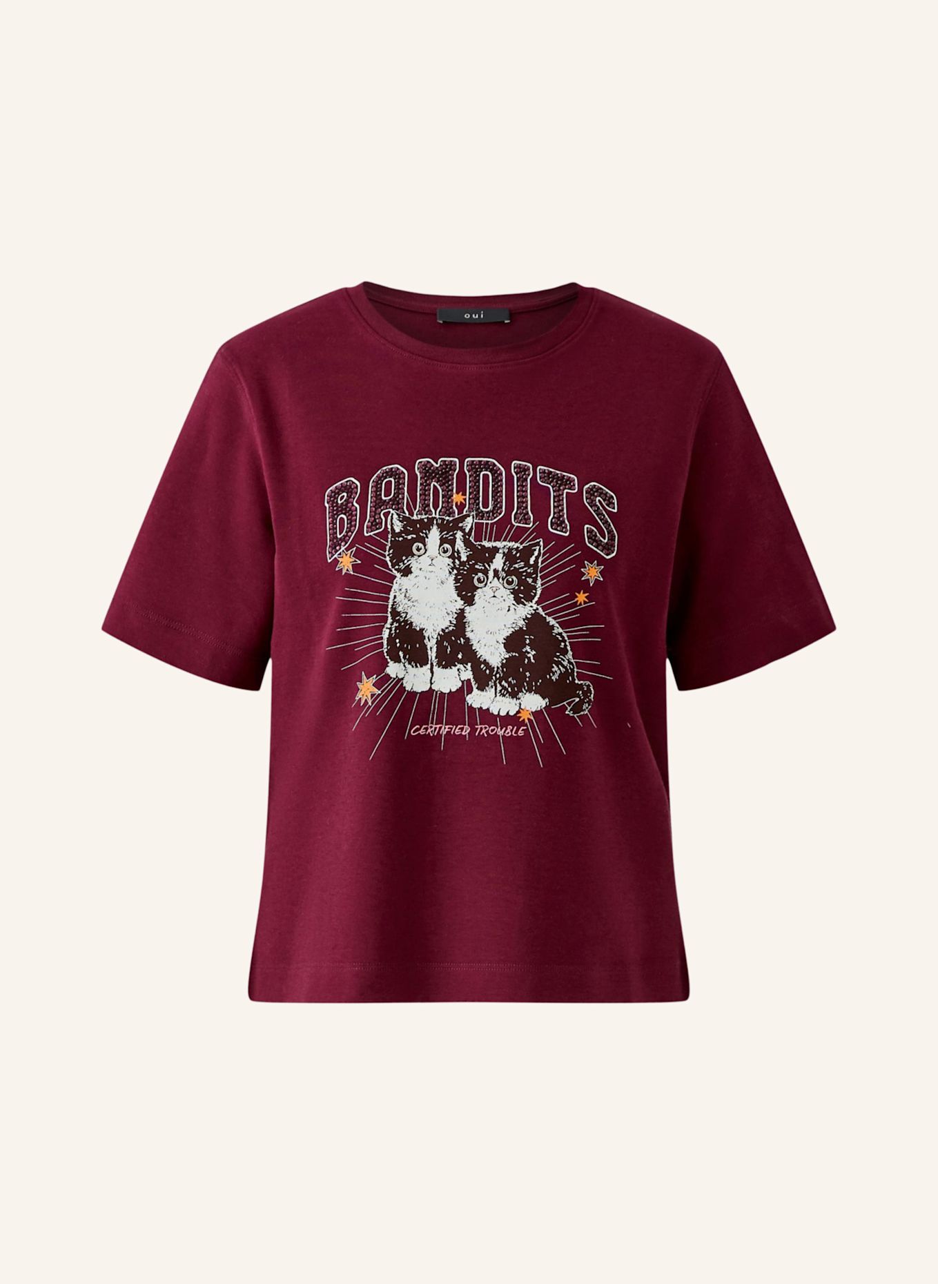 Oui T-shirt: ROOD