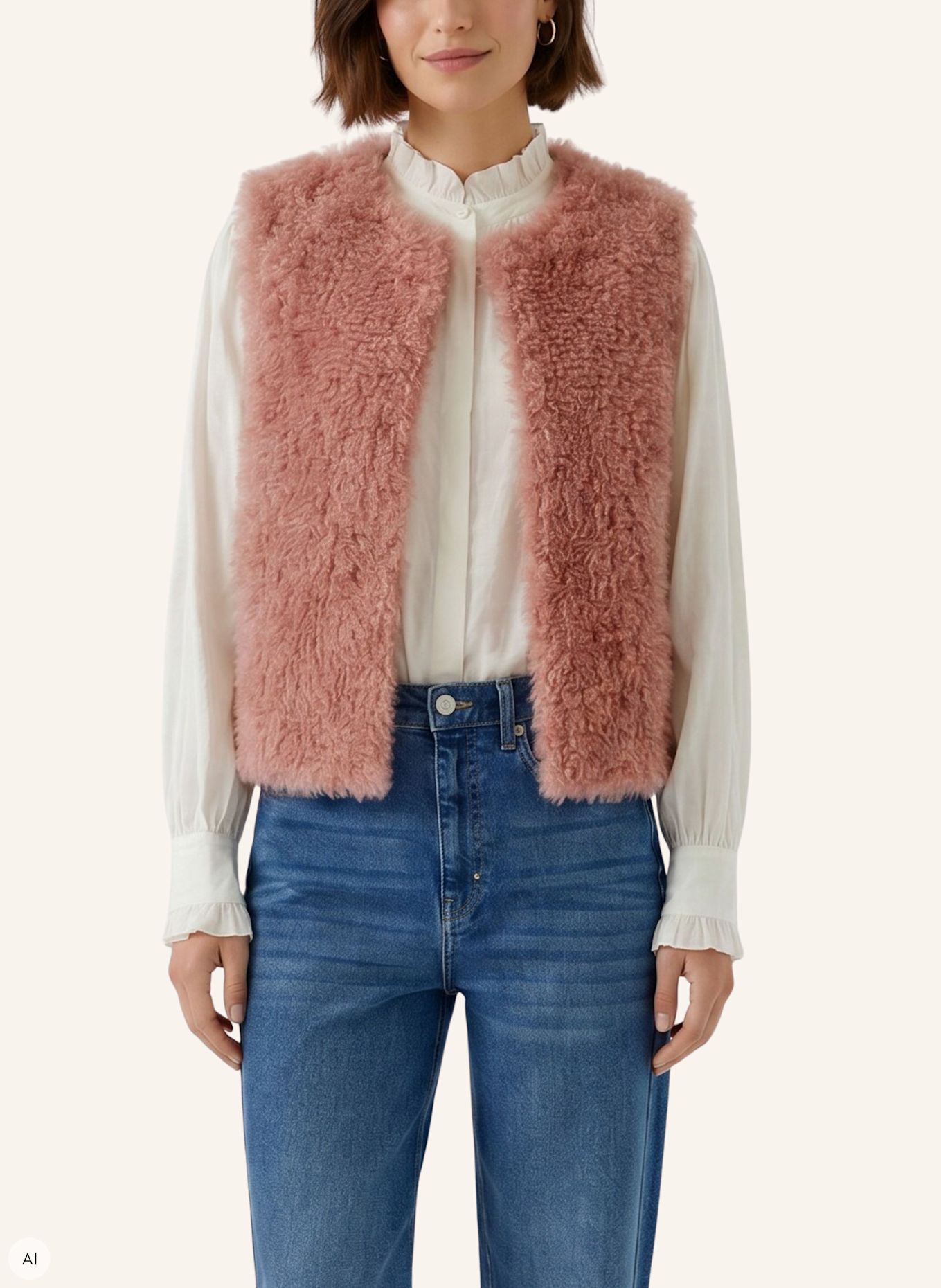 Oui Bodywarmer: ROZE