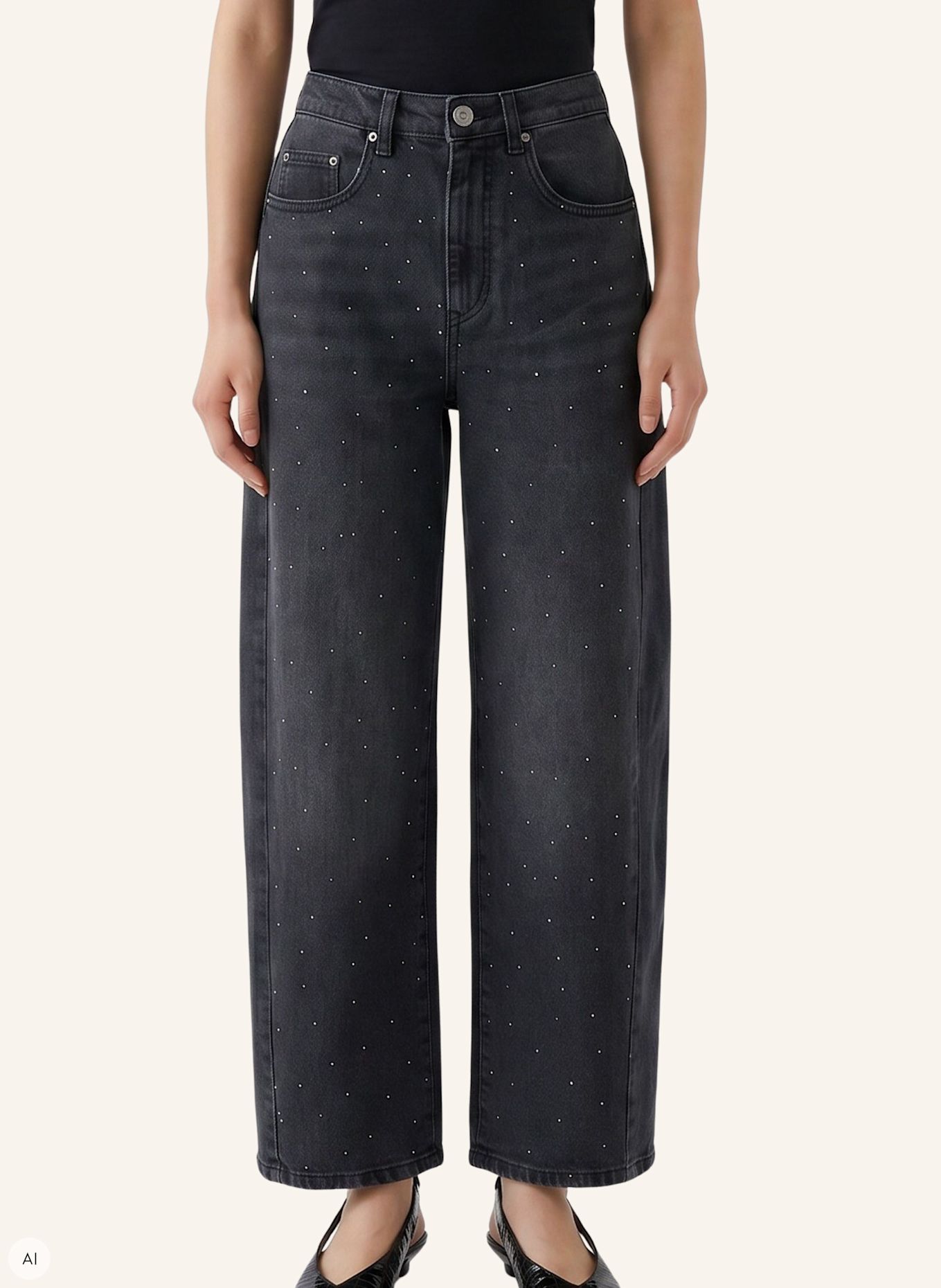 Oui Jeans: GRIJS