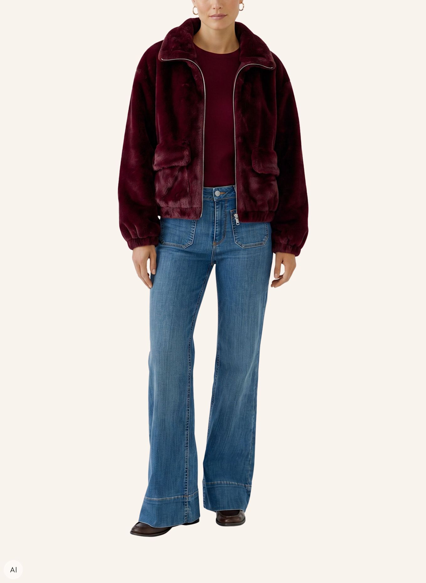 Oui Jeans: BLAUW
