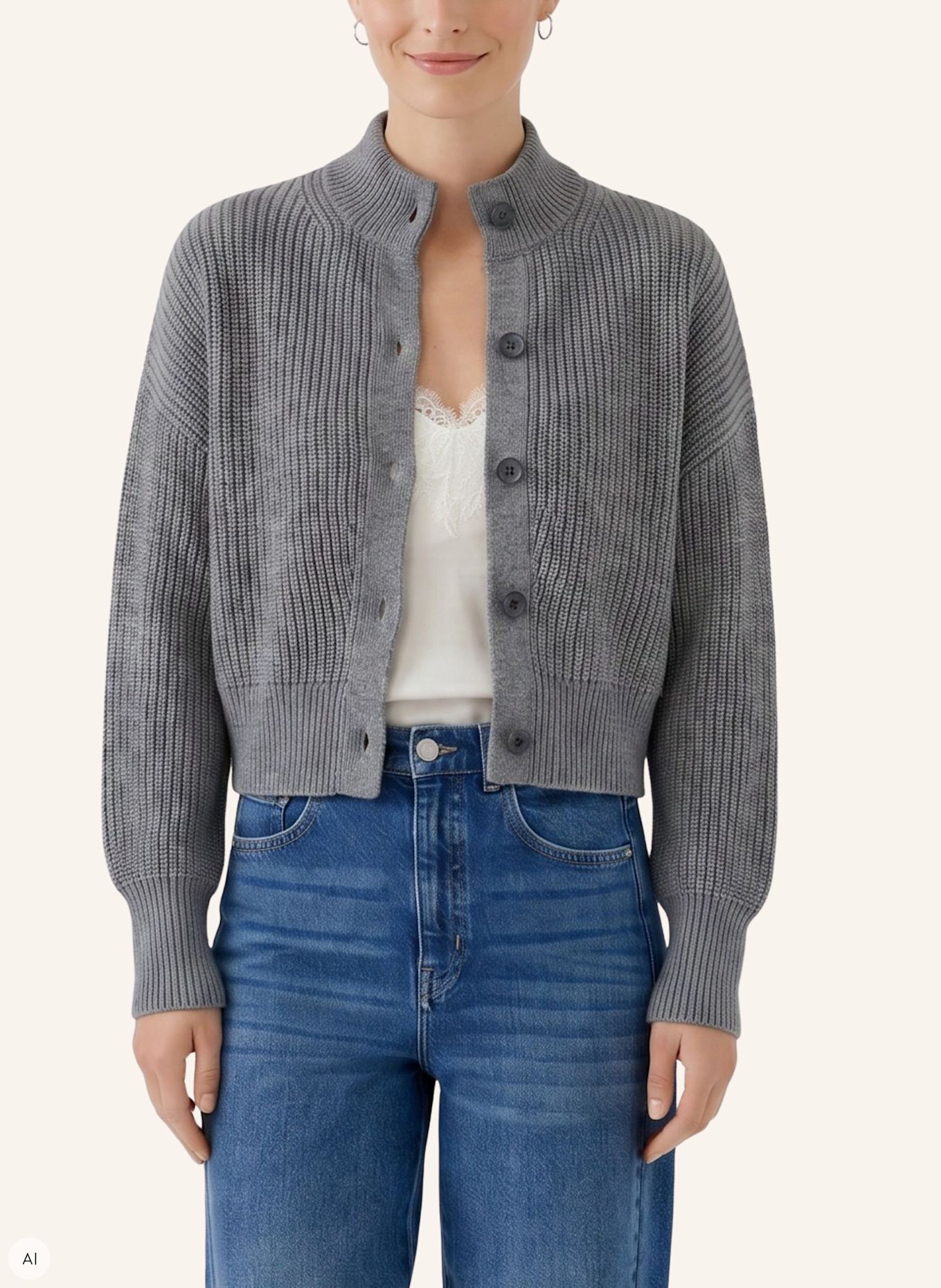 Oui Vest: GRIJS