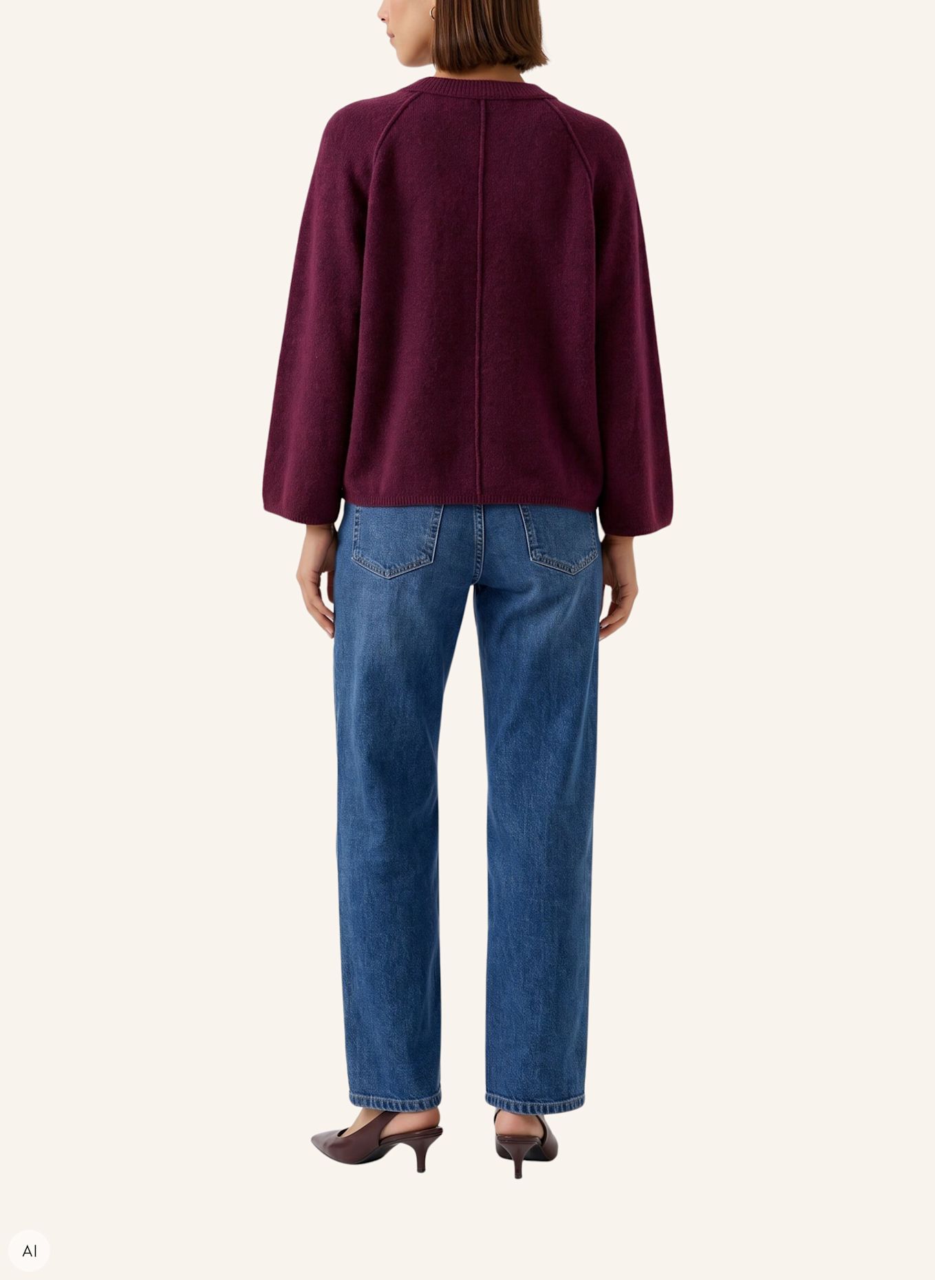Oui Pullover: ROT