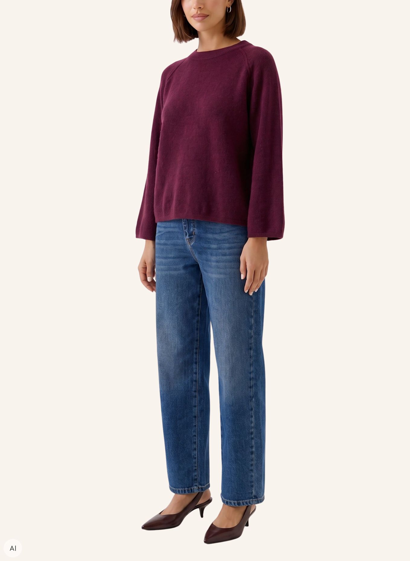 Oui Pullover: ROT