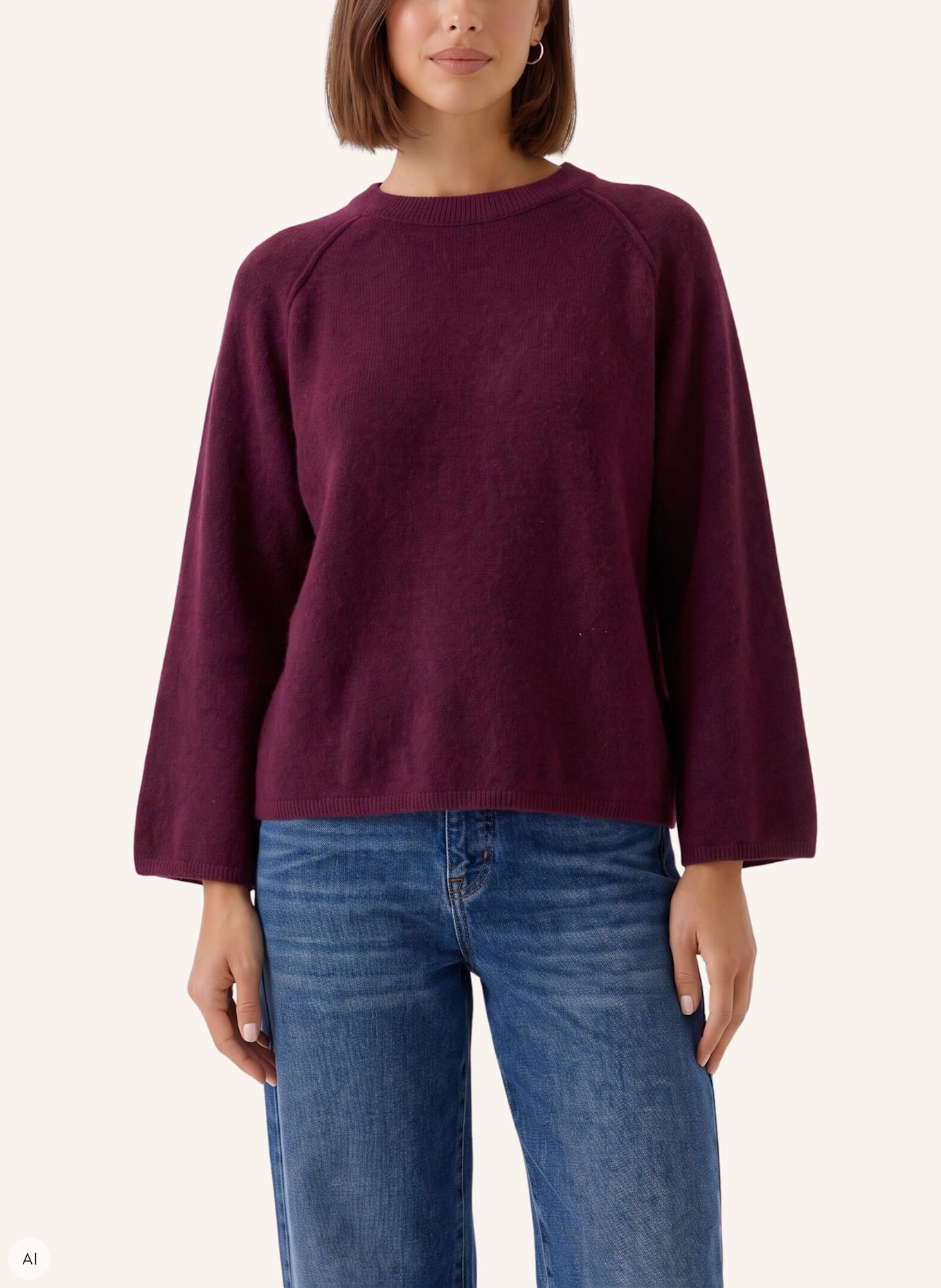 Oui Pullover: ROT