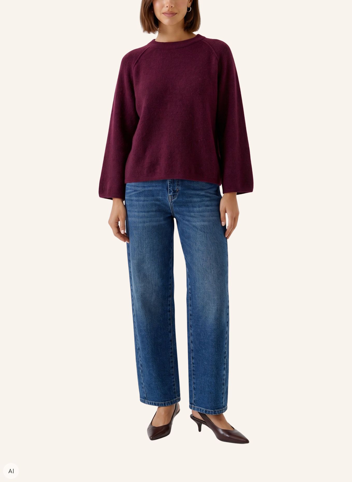 Oui Pullover: ROT