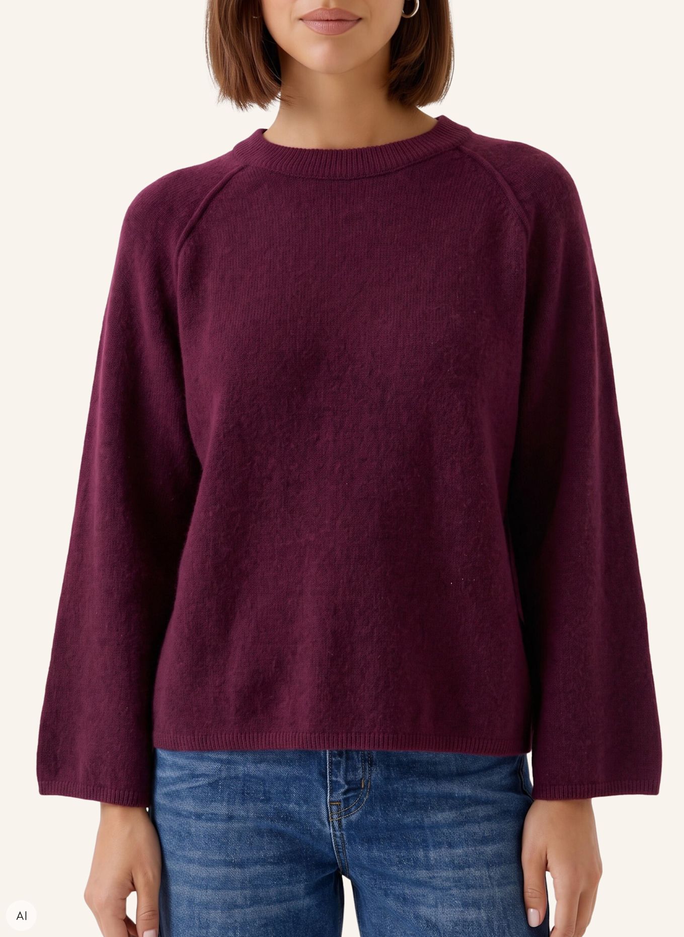 Oui Pullover: ROT
