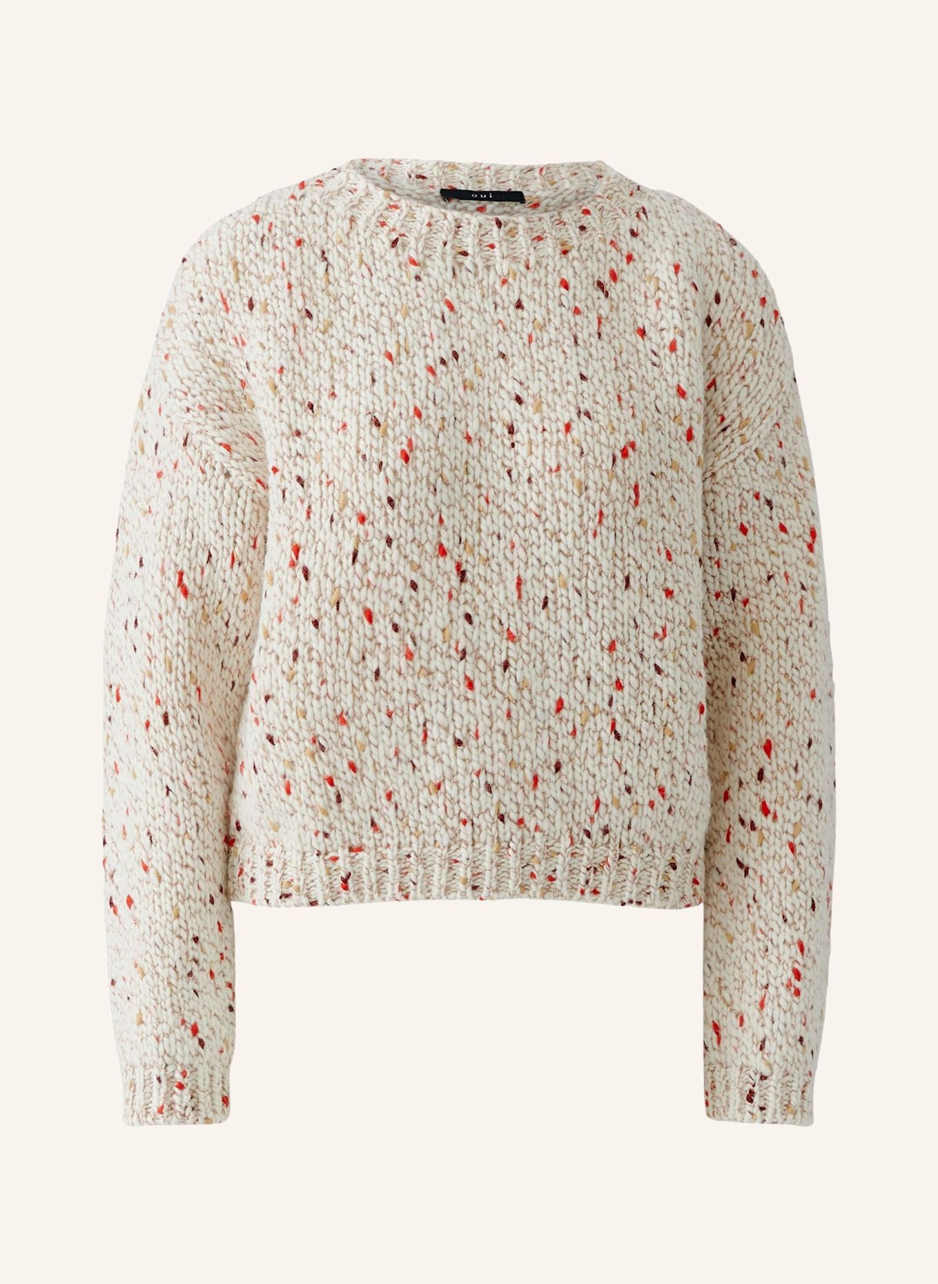 Oui Pullover: BEIGE