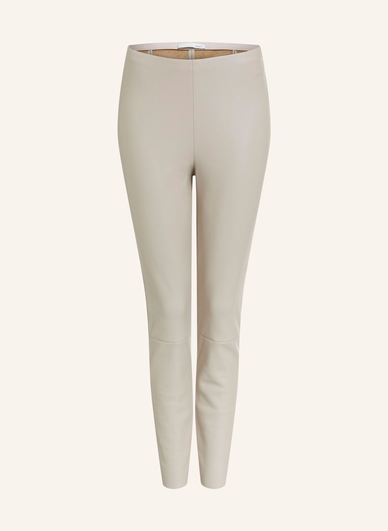 Oui CHASEY Leggings: BEIGE