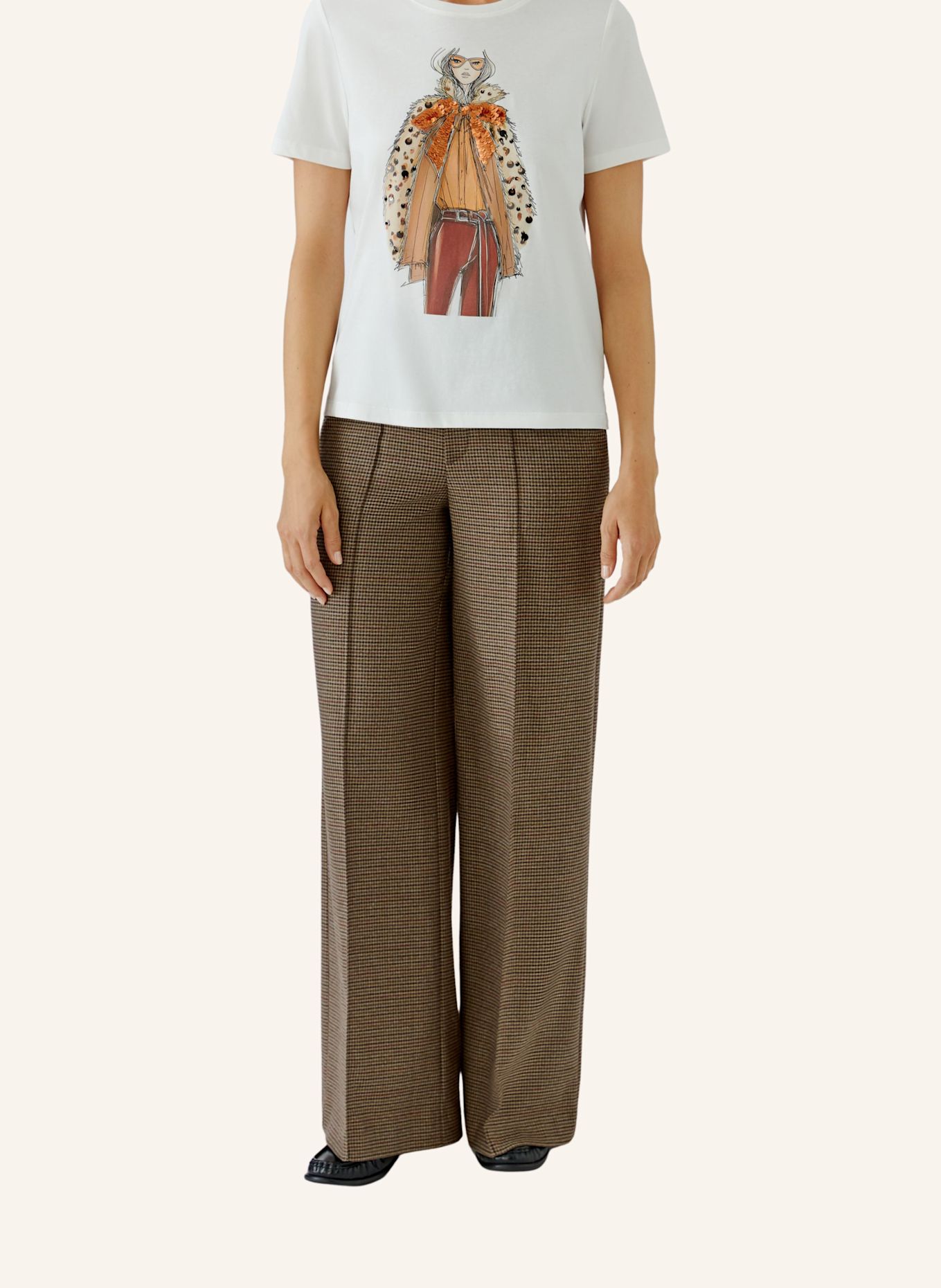 Oui T-shirt: WIT