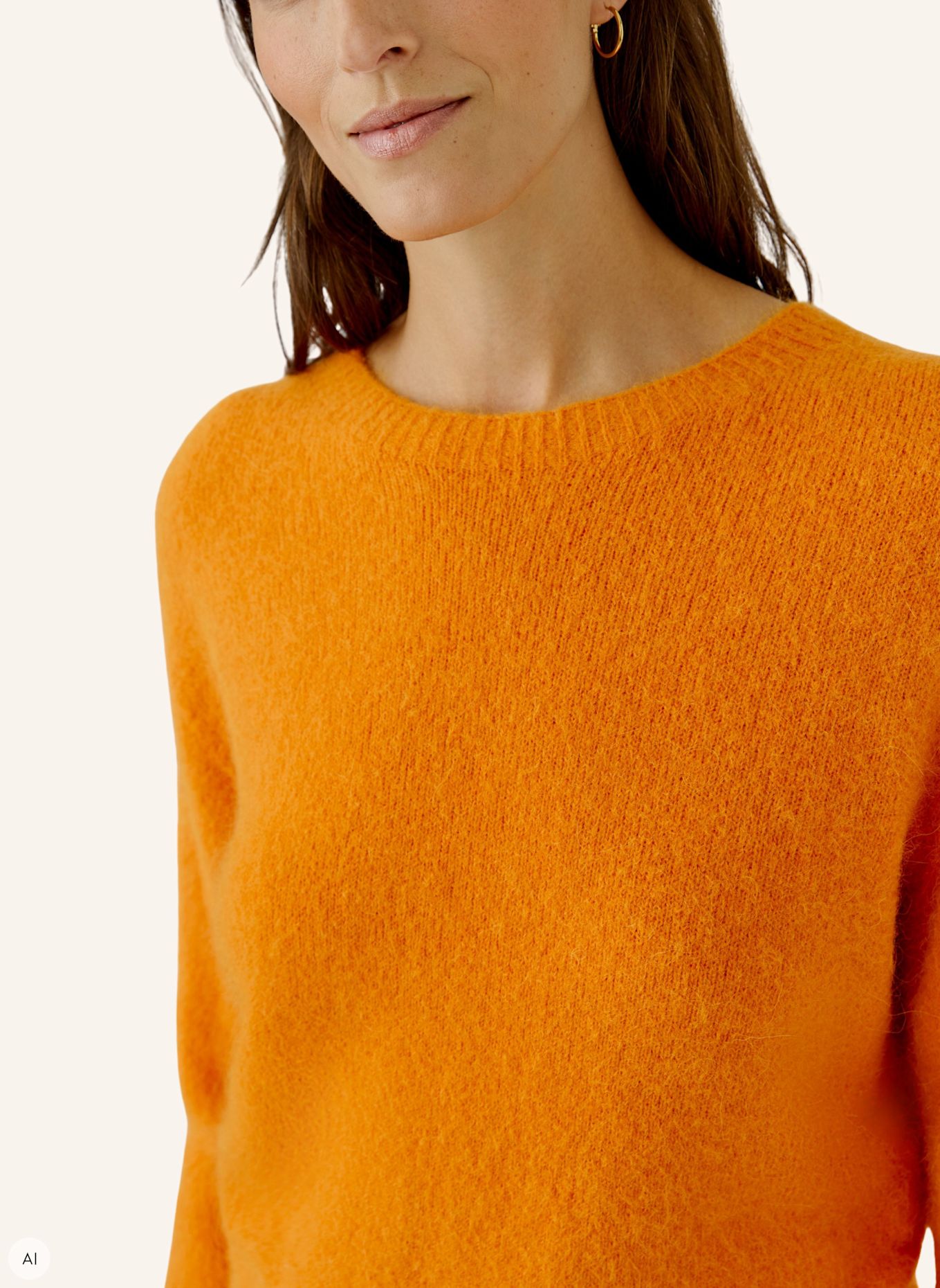 Oui Pullover: ORANGE