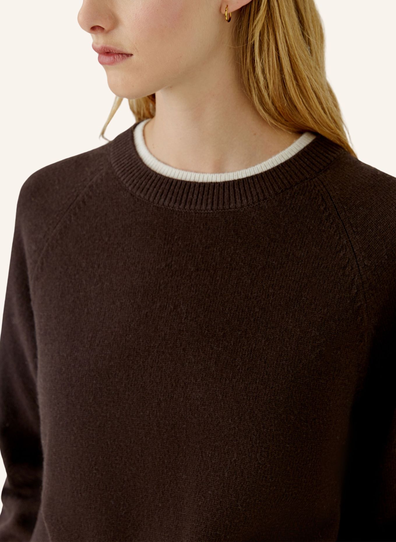 Oui Pullover: BRAUN