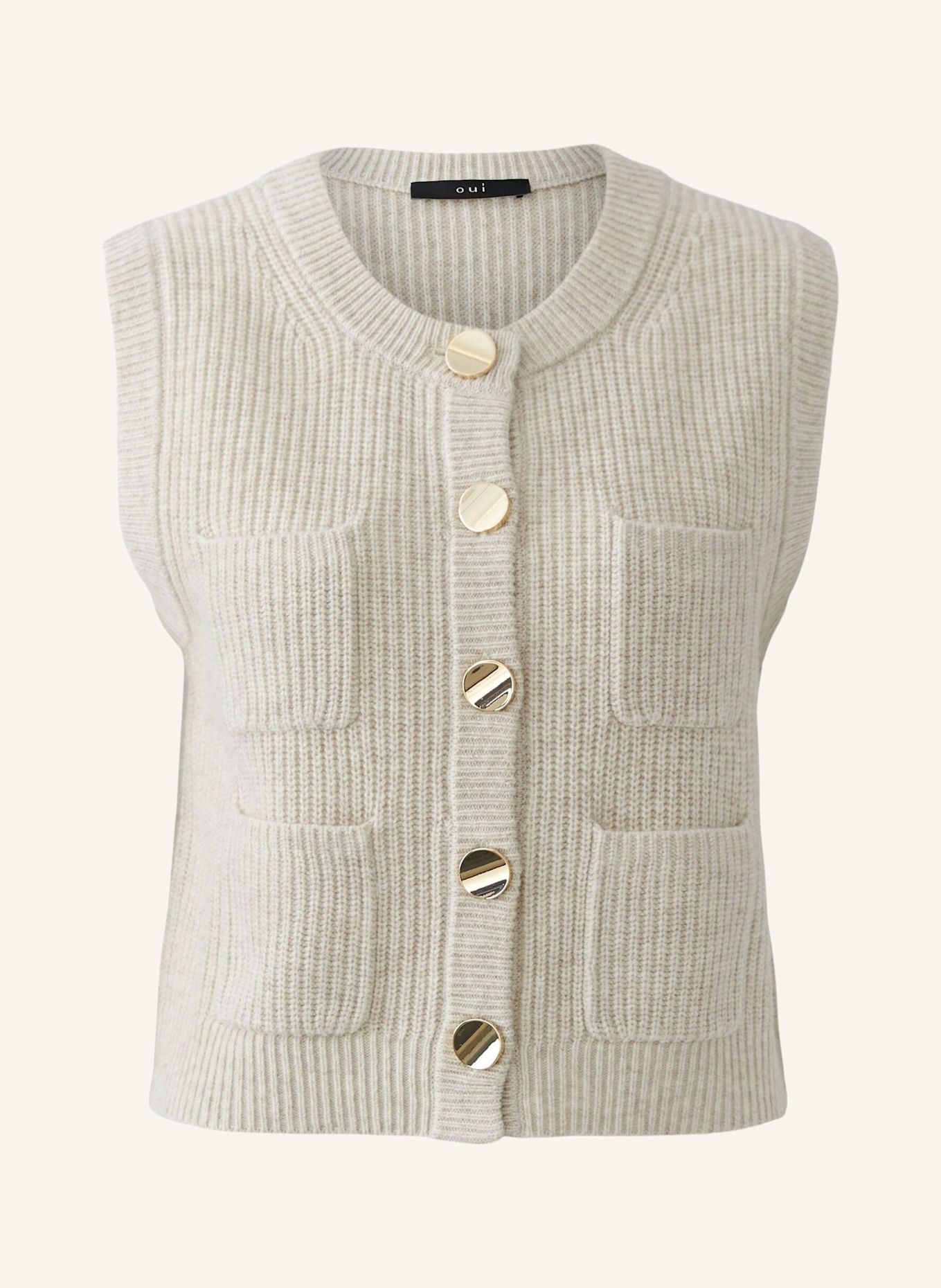 Oui Weste: BEIGE