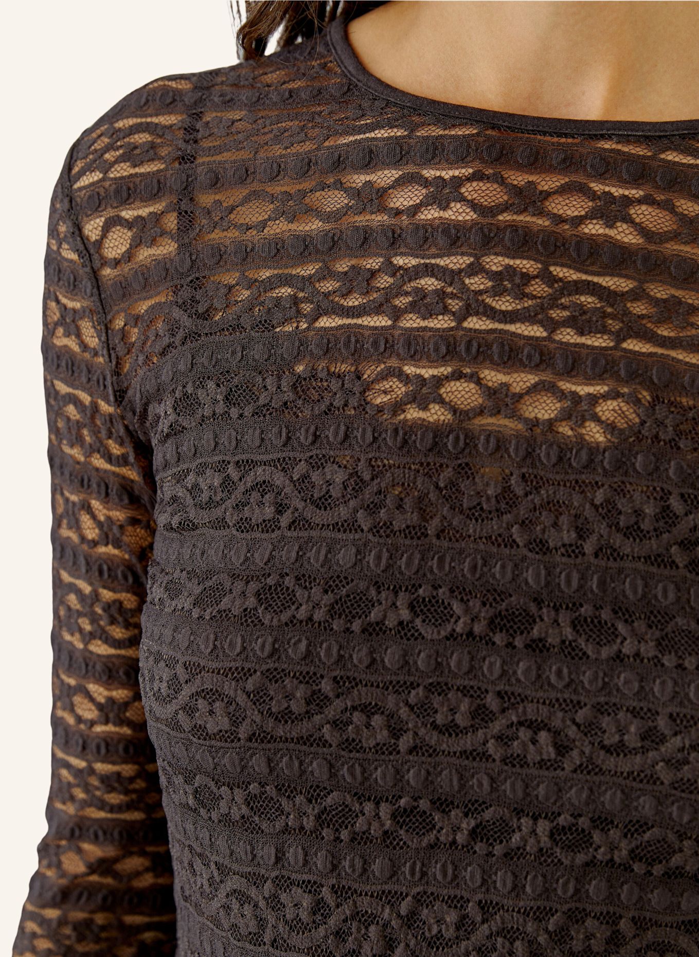 Oui Longsleeve: BRAUN