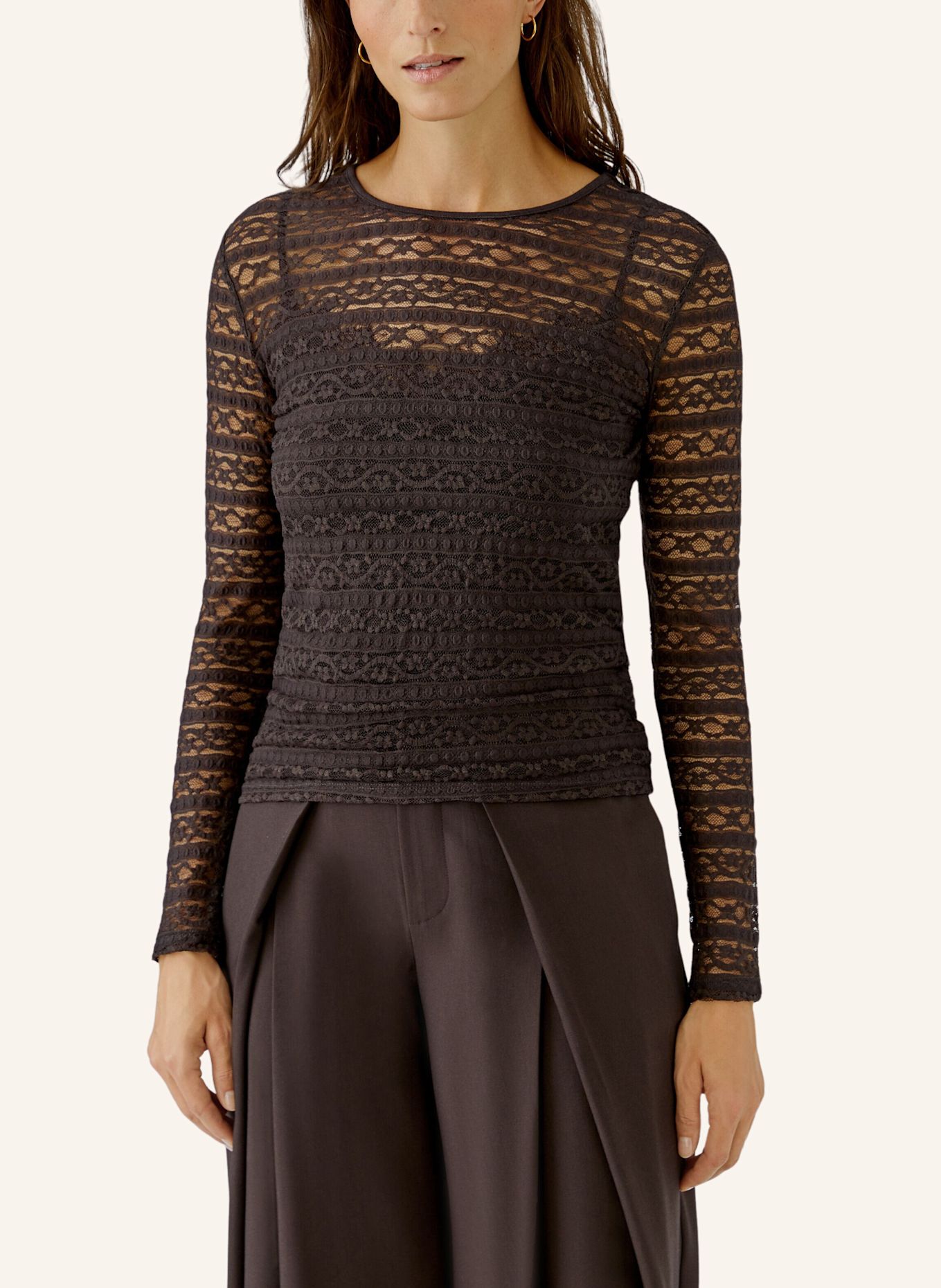 Oui Longsleeve: BRAUN