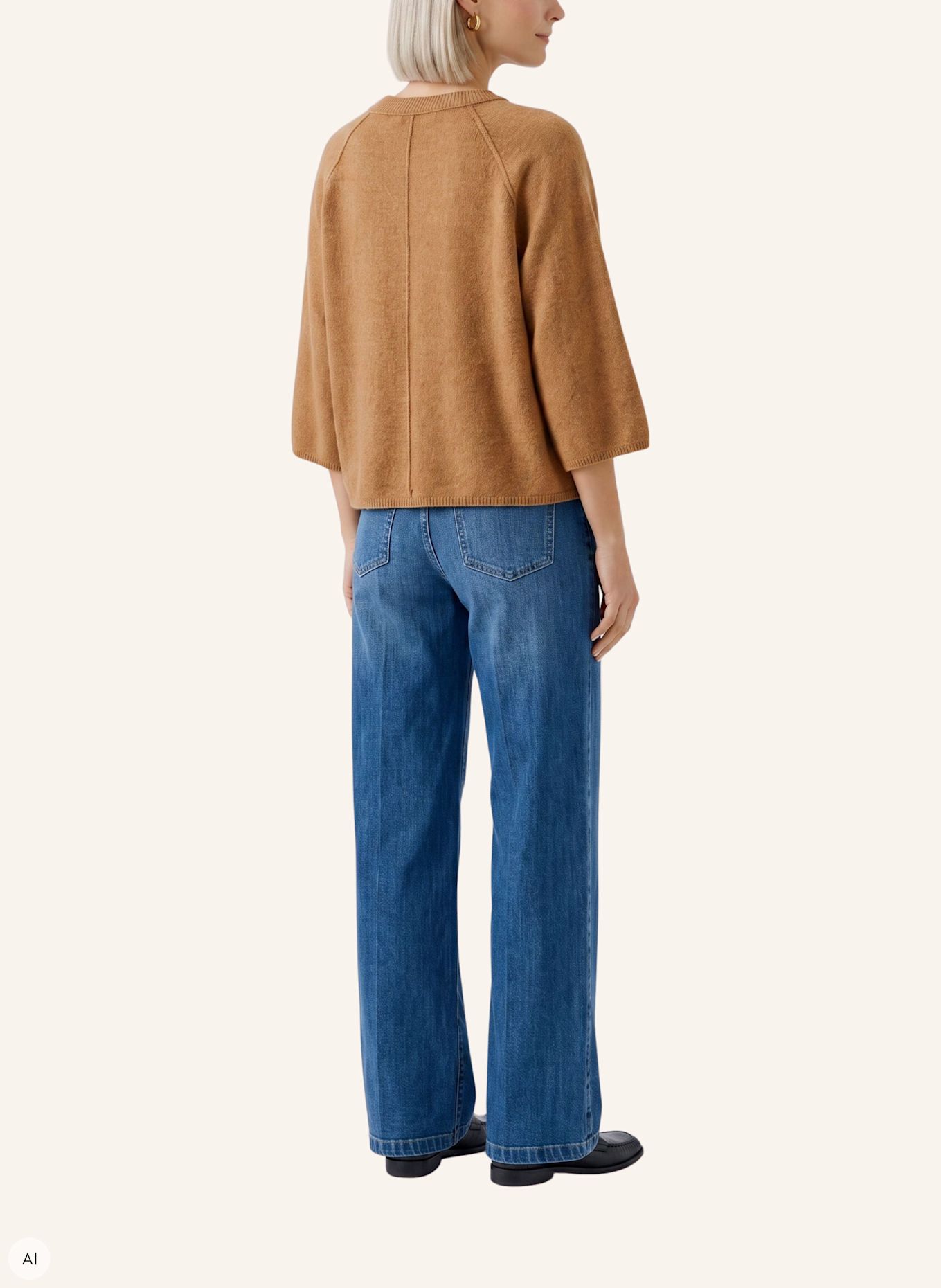 Oui Sweater: BROWN