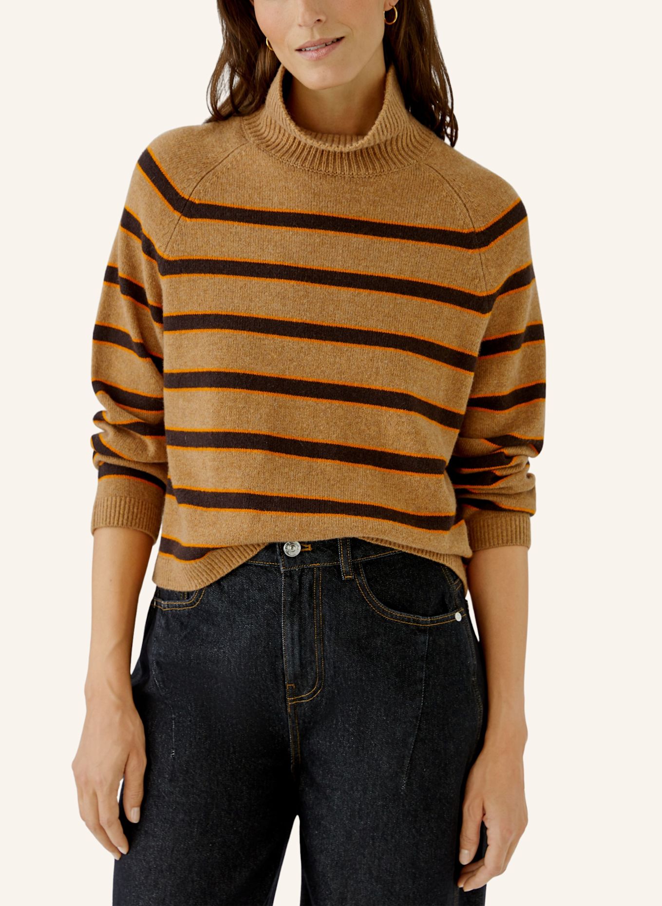 Oui Pullover: BRAUN