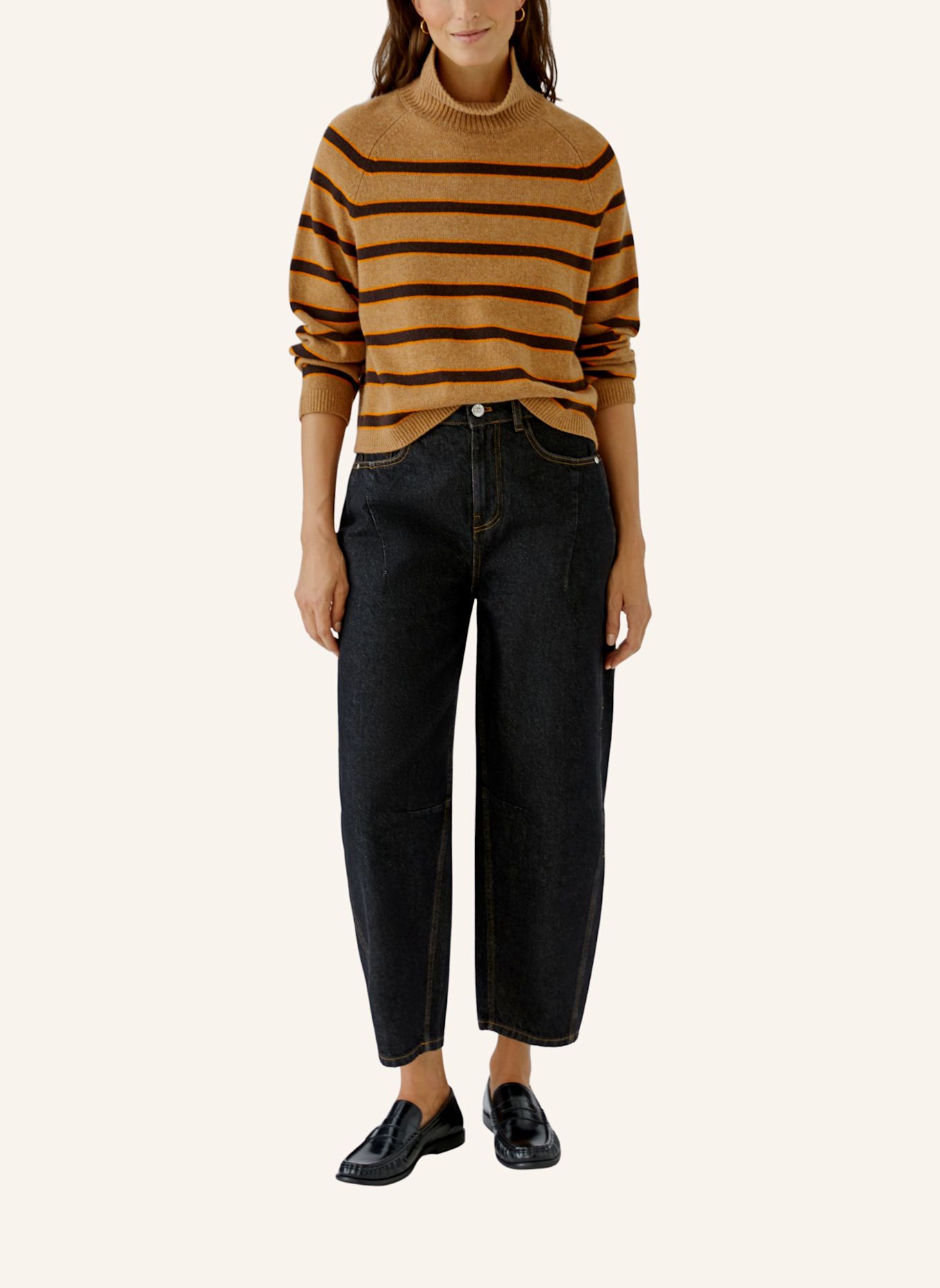 Oui Pullover: BRAUN