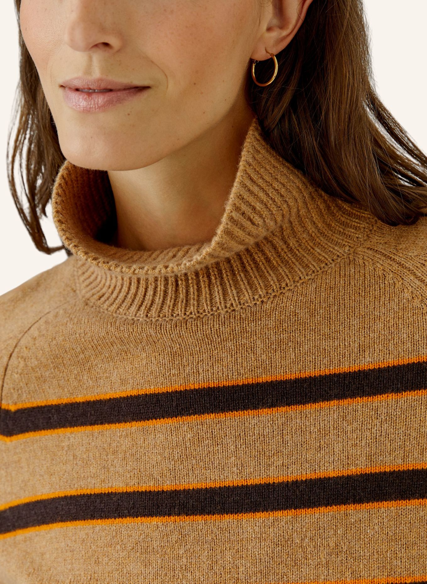 Oui Pullover: BRAUN