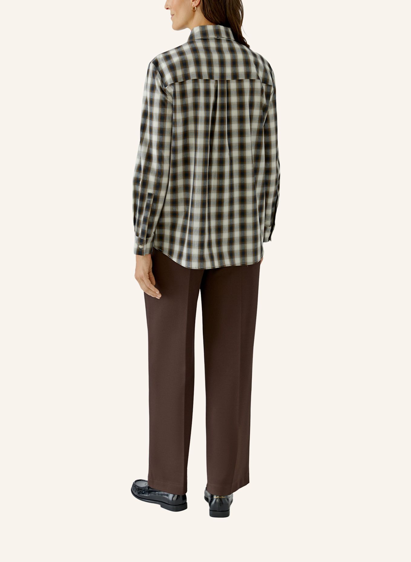 Oui Bluse: WEISS / SCHWARZ