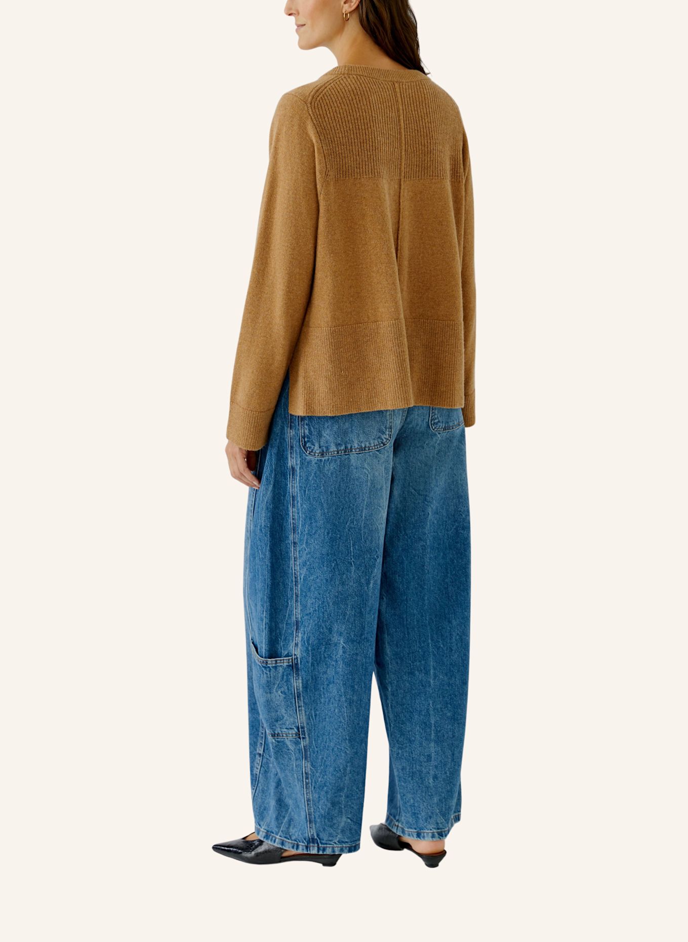 Oui Pullover: BRAUN