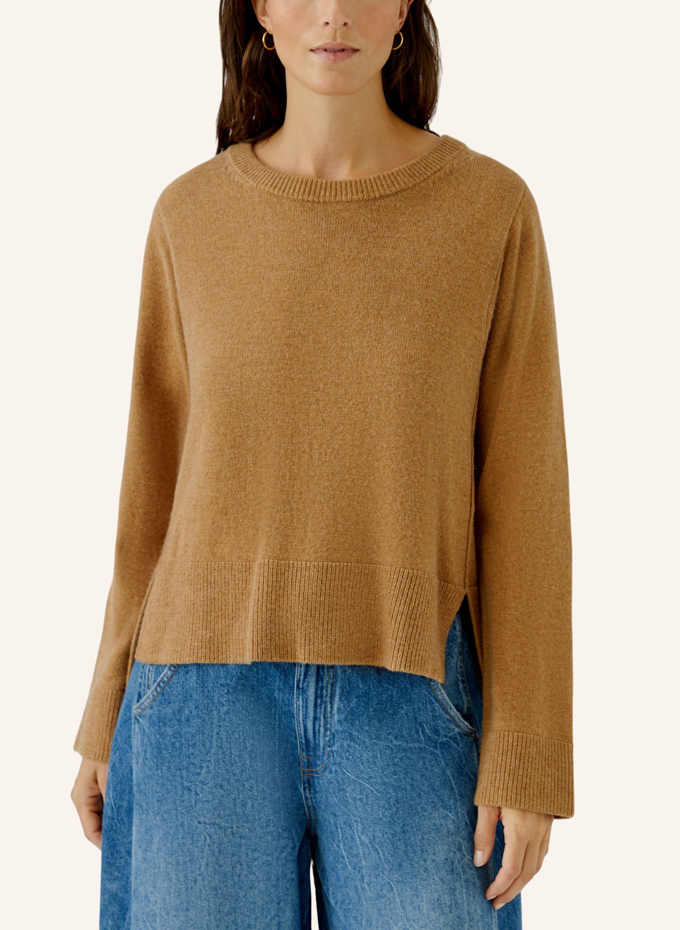Oui Pullover: BRAUN