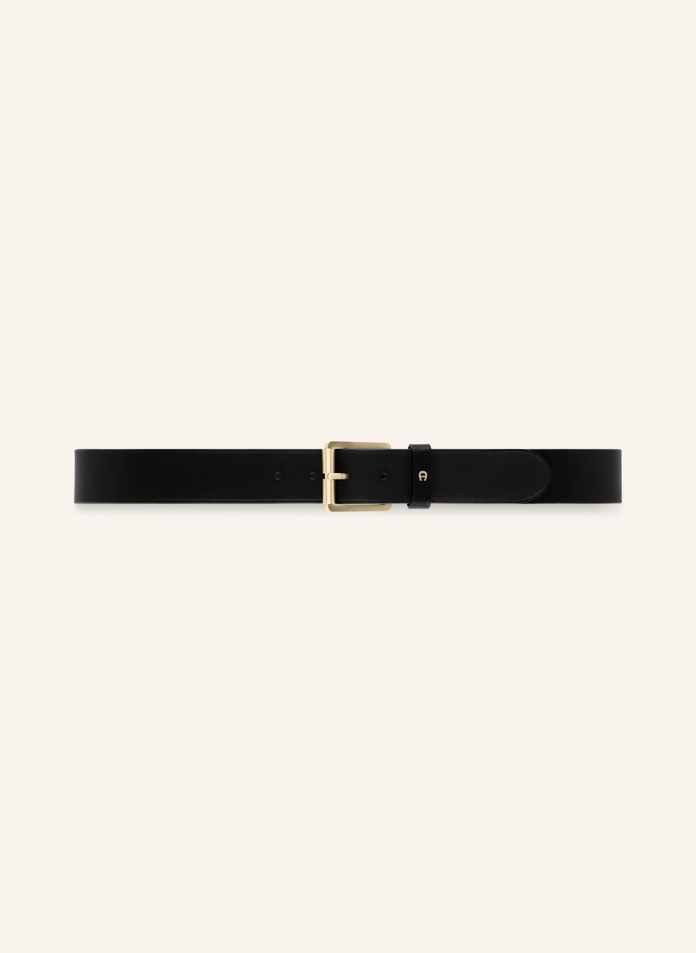 AIGNER Ledergürtel CASUAL: SCHWARZ