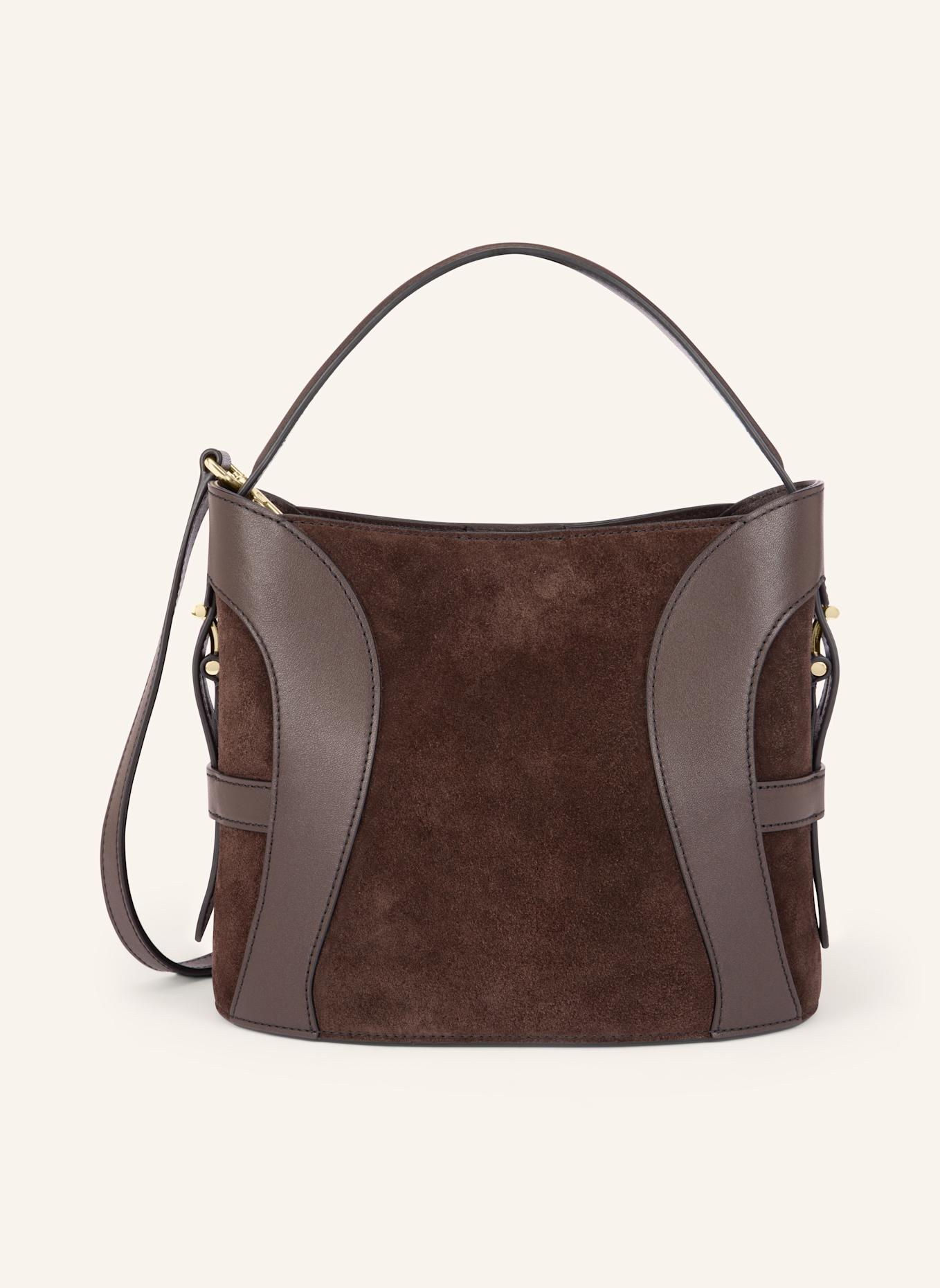 AIGNER Beuteltasche DEBORAH SUEDE: BRAUN