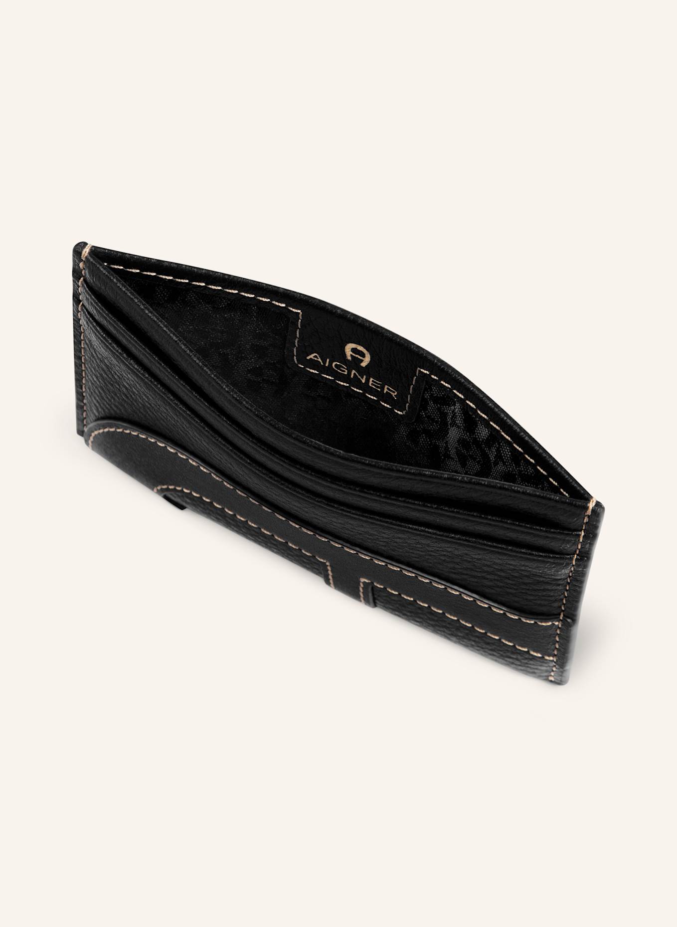 AIGNER Kartenetui DEBORAH: SCHWARZ