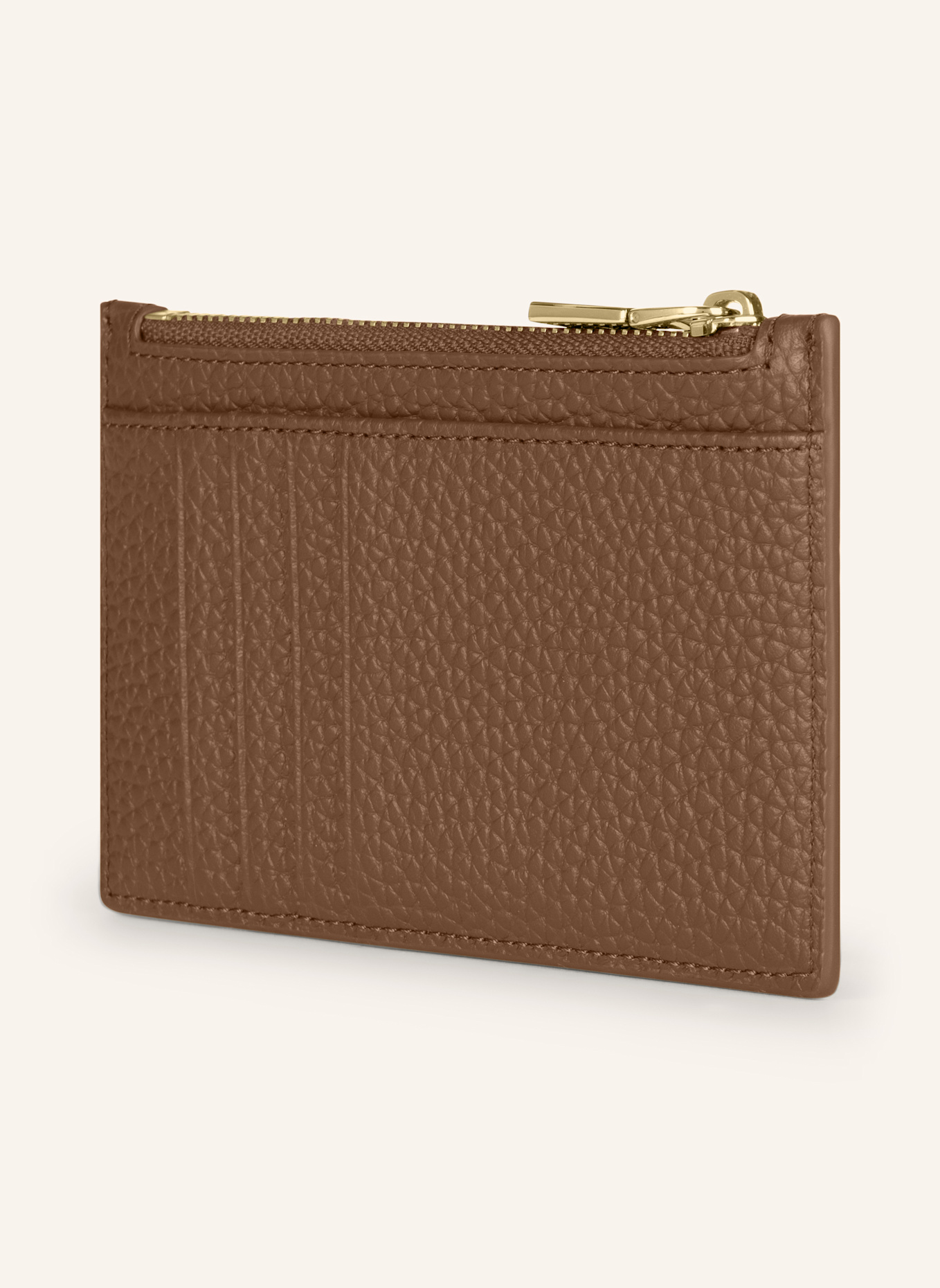 AIGNER Kartenetui IVY mit Münzfach: BRAUN