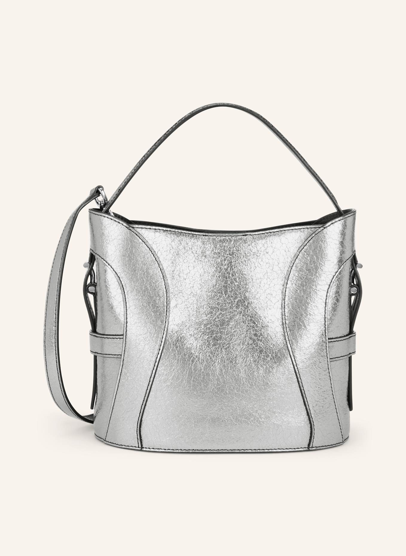 AIGNER Beuteltasche DEBORAH BRILLANTE: SILBER
