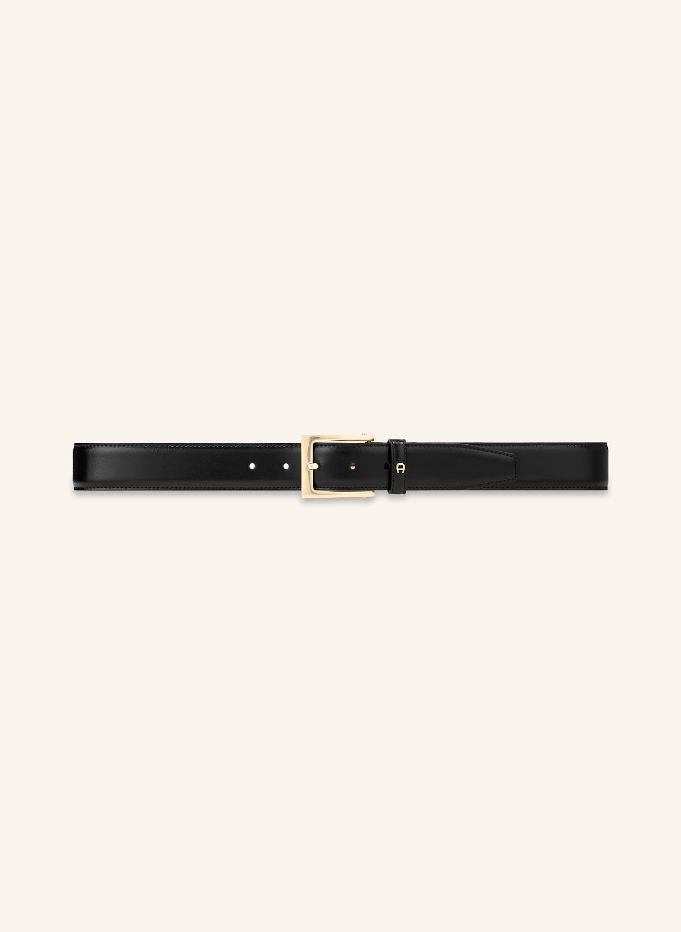 AIGNER Ledergürtel BUSINESS: SCHWARZ